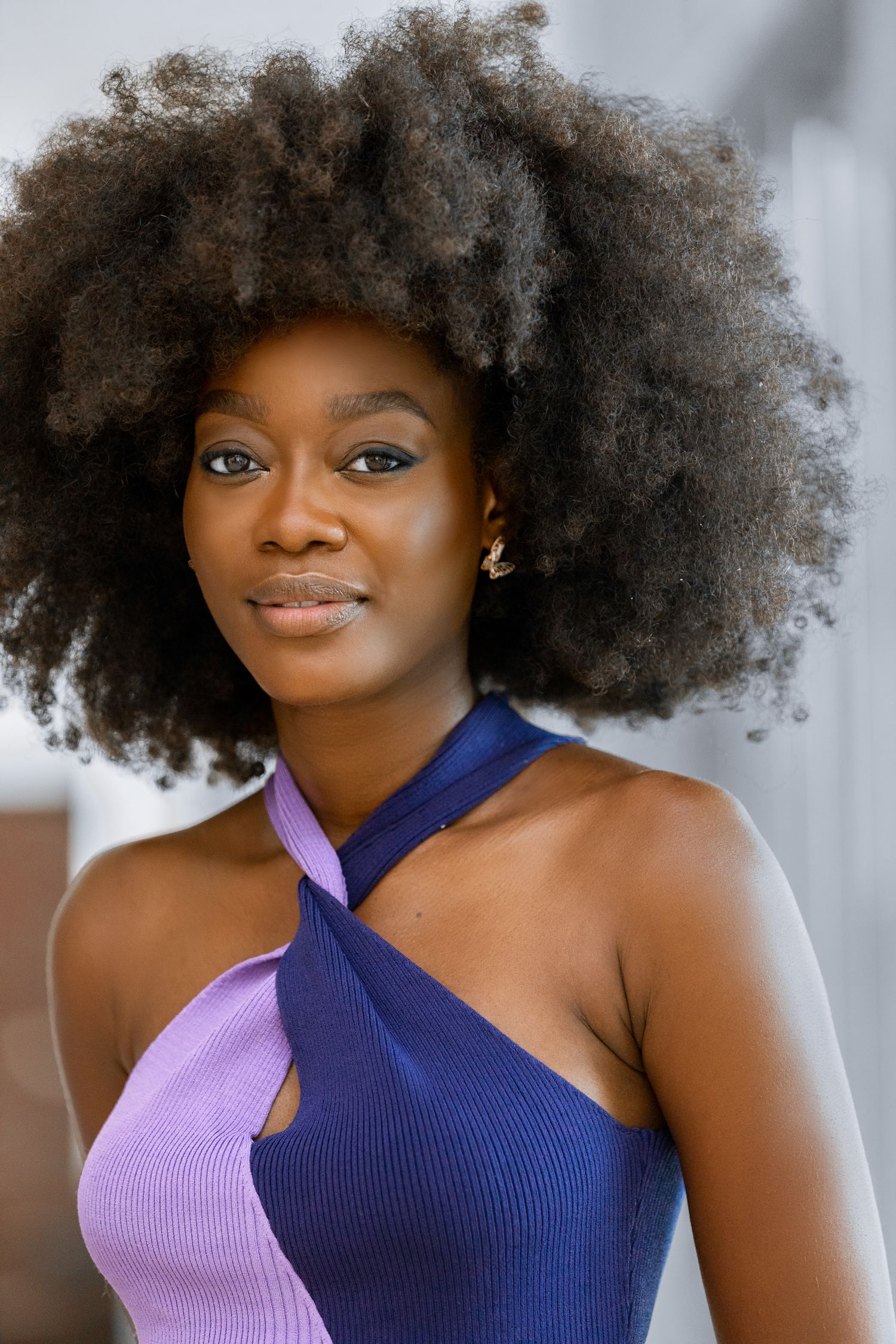 Artistic portrait with model in accra