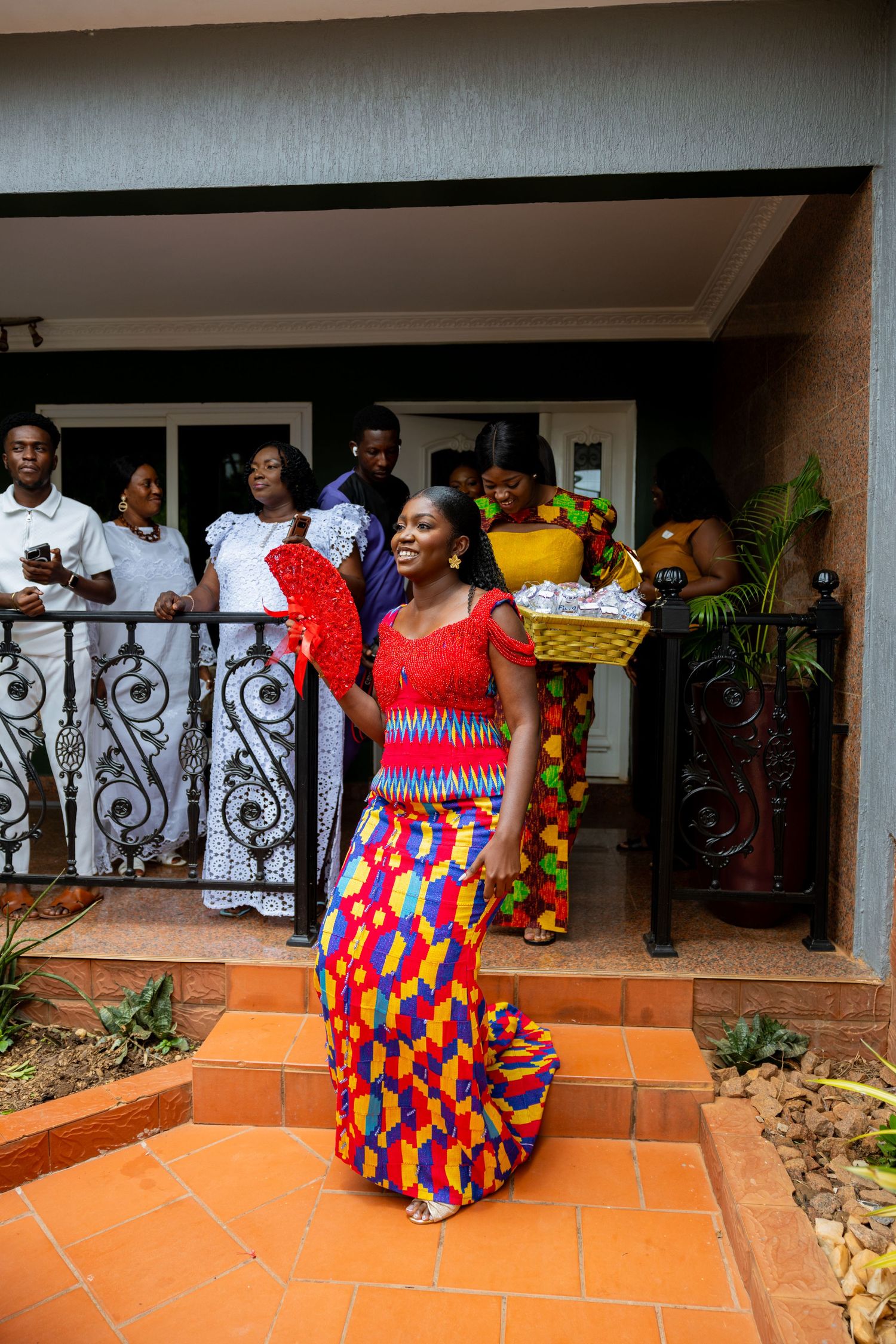 Bride and Groom portraits at a Traditional Ghanaian wedding ceremony photography