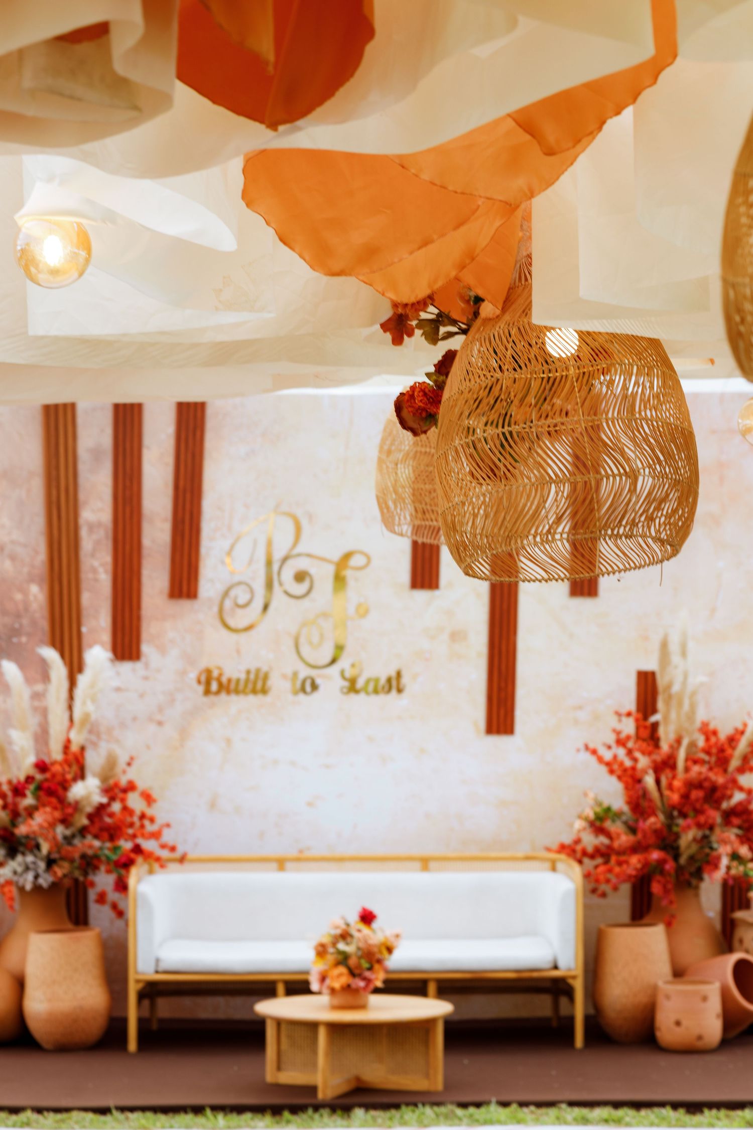 Elegant garden, Traditional wedding ceremony deco in Ghana