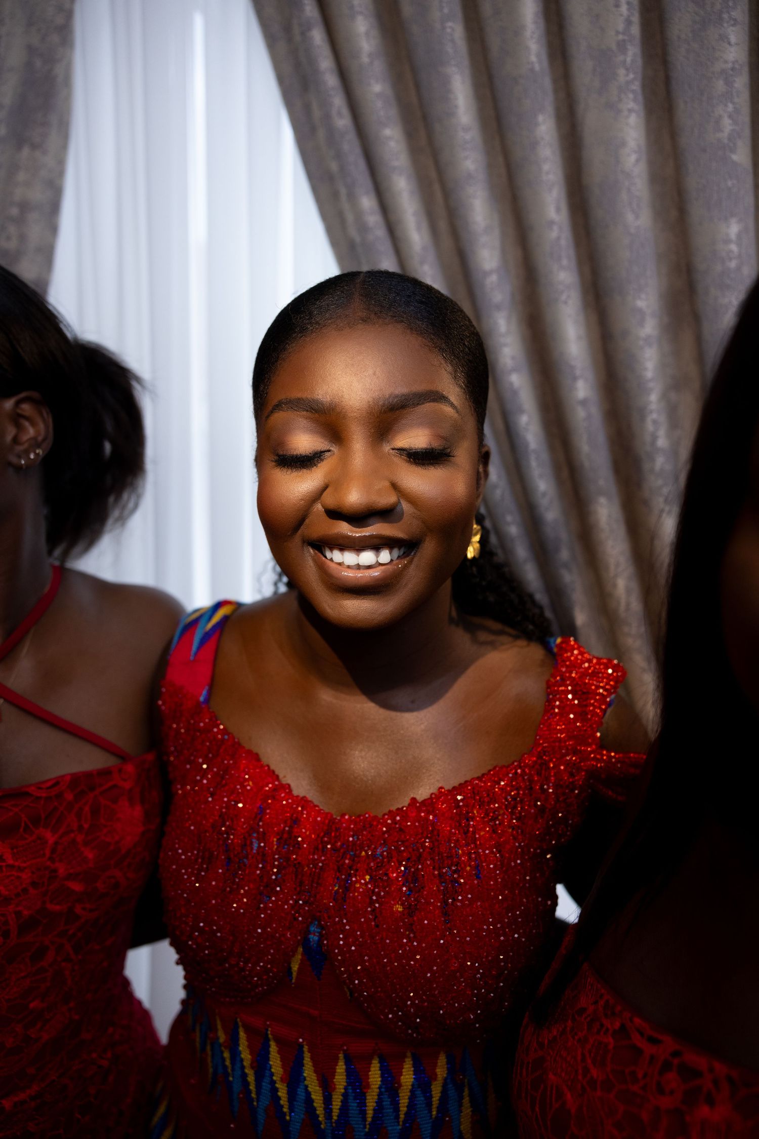 Bride and Groom portraits at a Traditional Ghanaian wedding ceremony photography