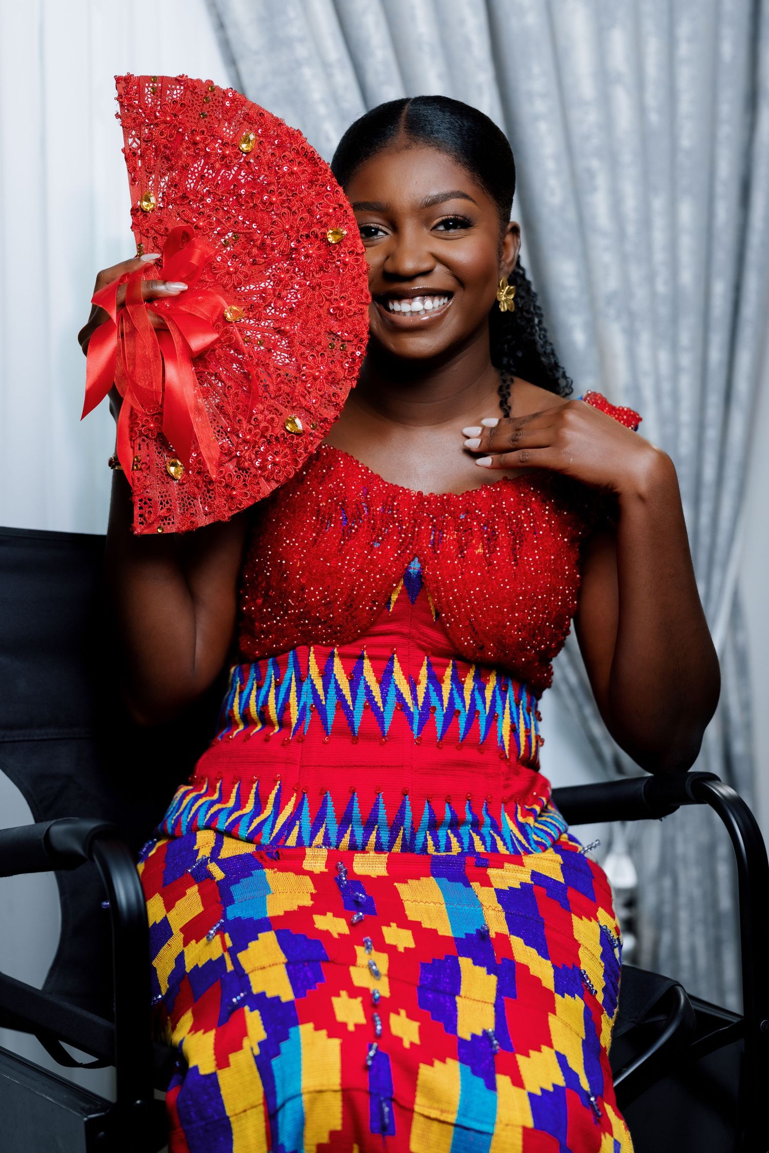Bride  portraits at a Traditional Ghanaian wedding ceremony photography