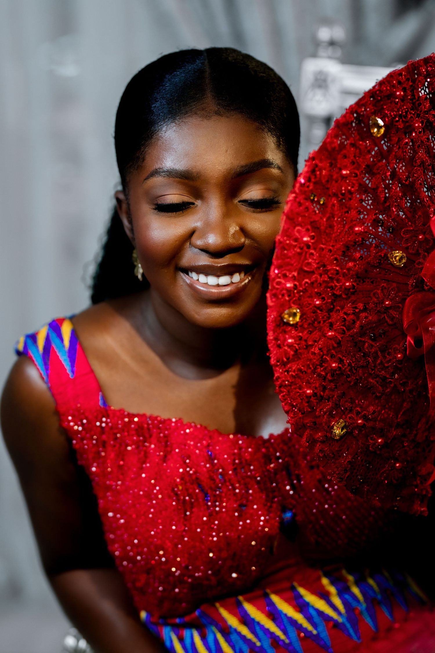 Traditional Ghanaian wedding ceremony photography
