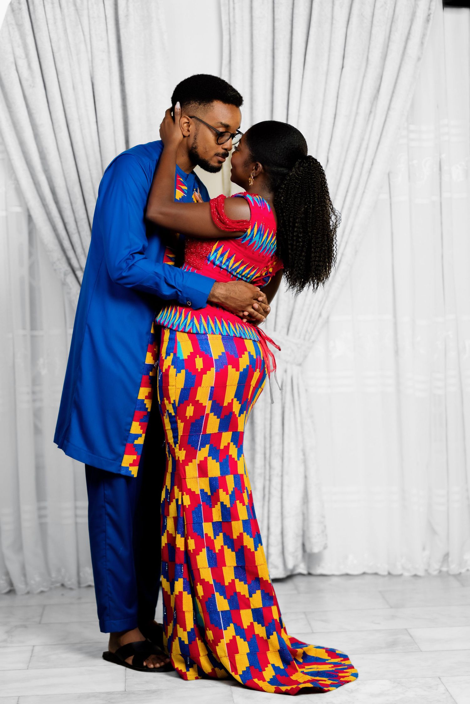 Traditional Ghanaian wedding ceremony photography