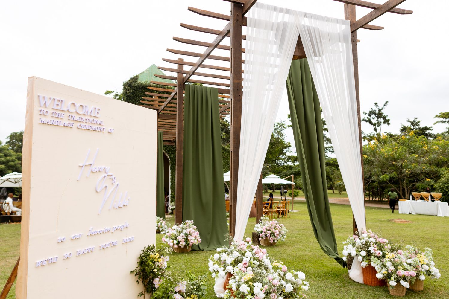 Traditional wedding ceremony filled with cultural music and dance