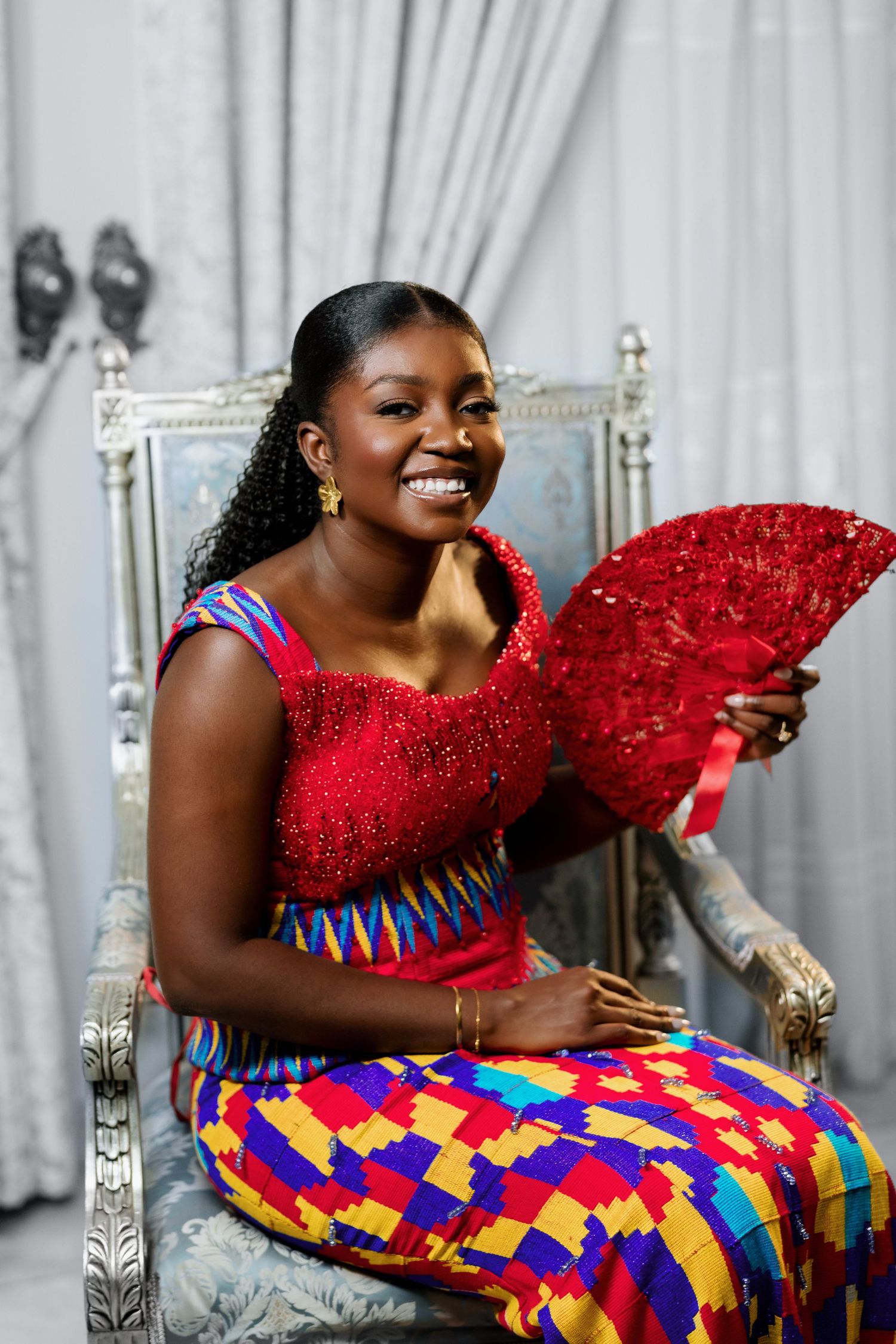 Traditional Ghanaian wedding ceremony photography