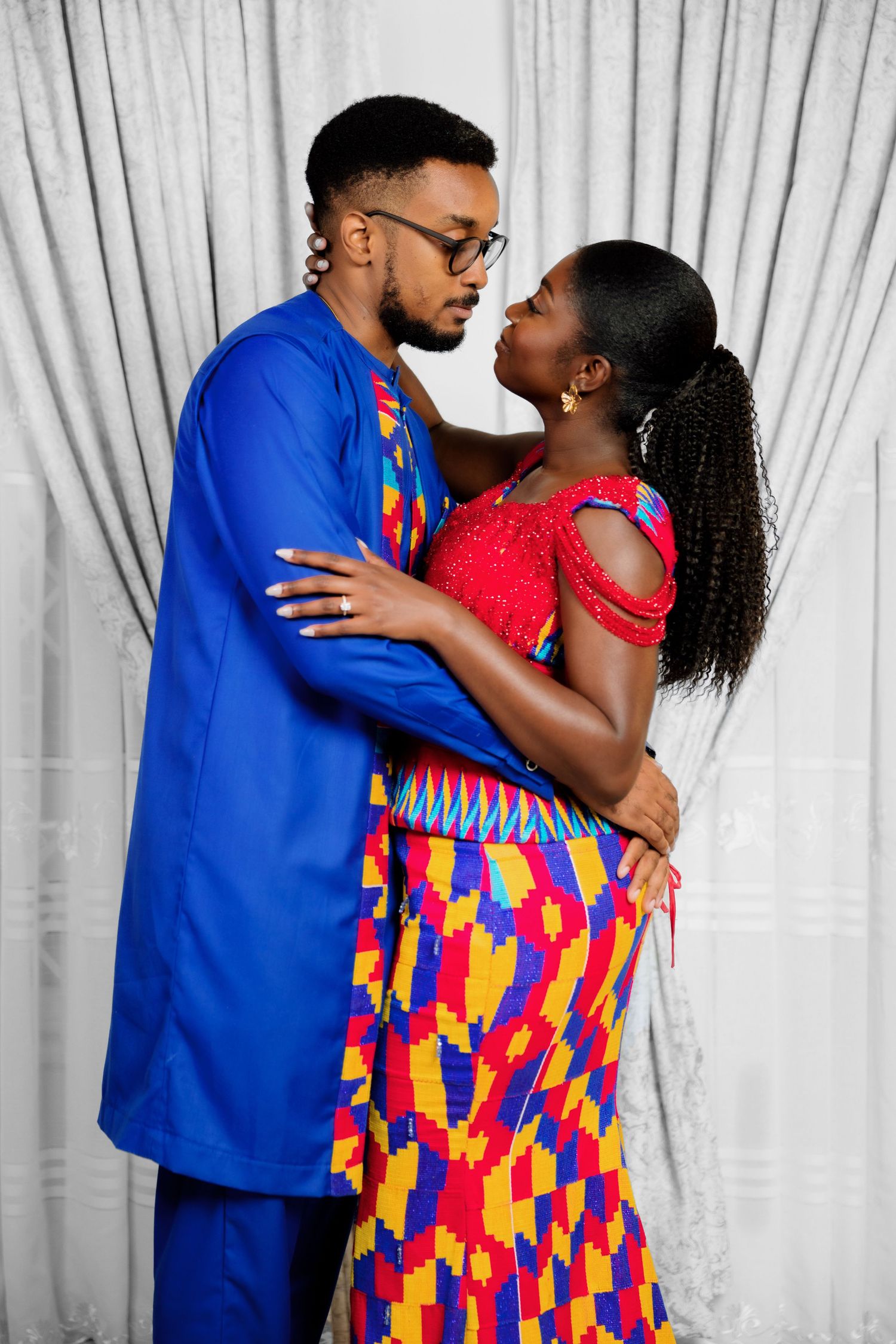 Traditional Ghanaian wedding ceremony photography