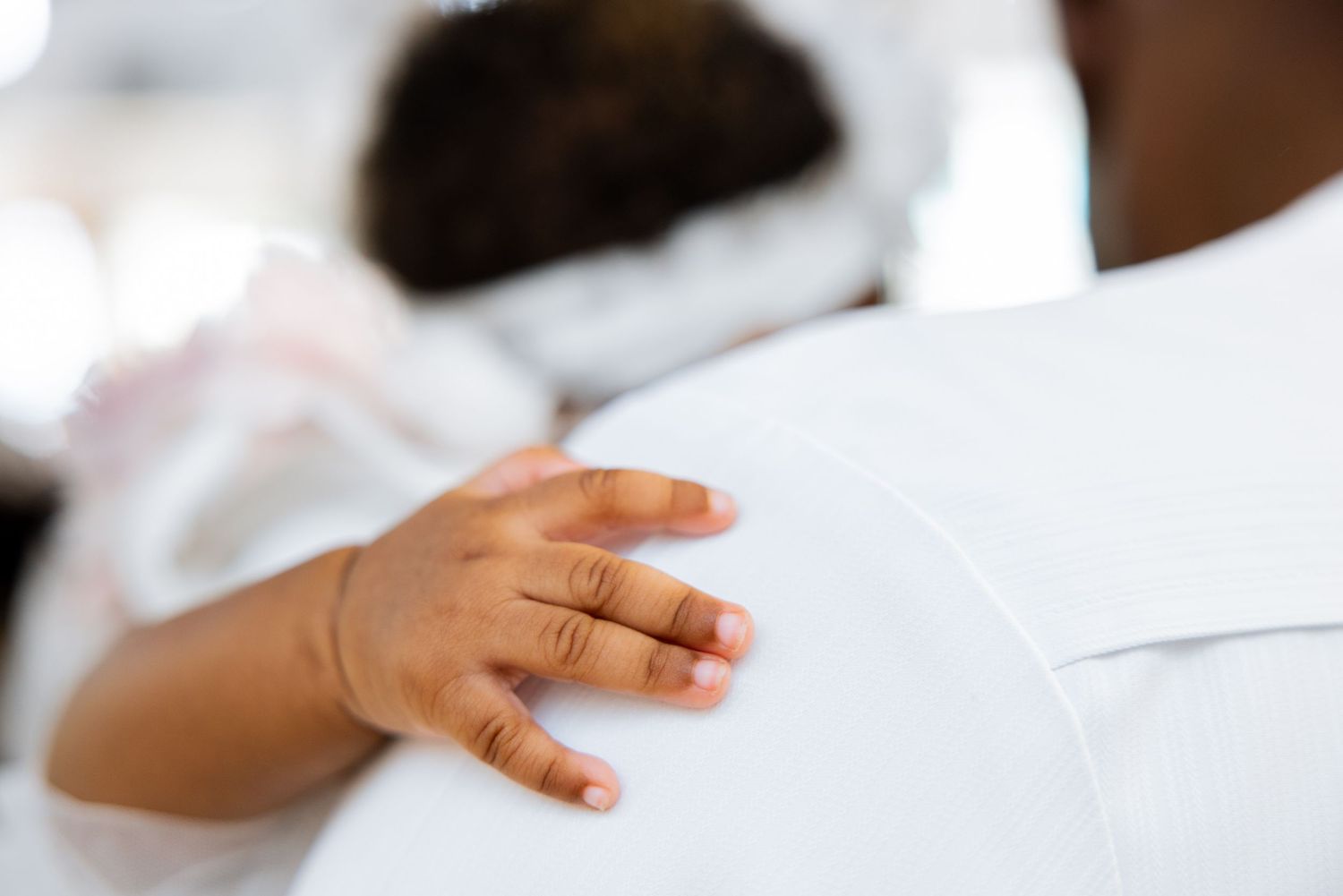 Baby christening ceremony at a church in Ghana