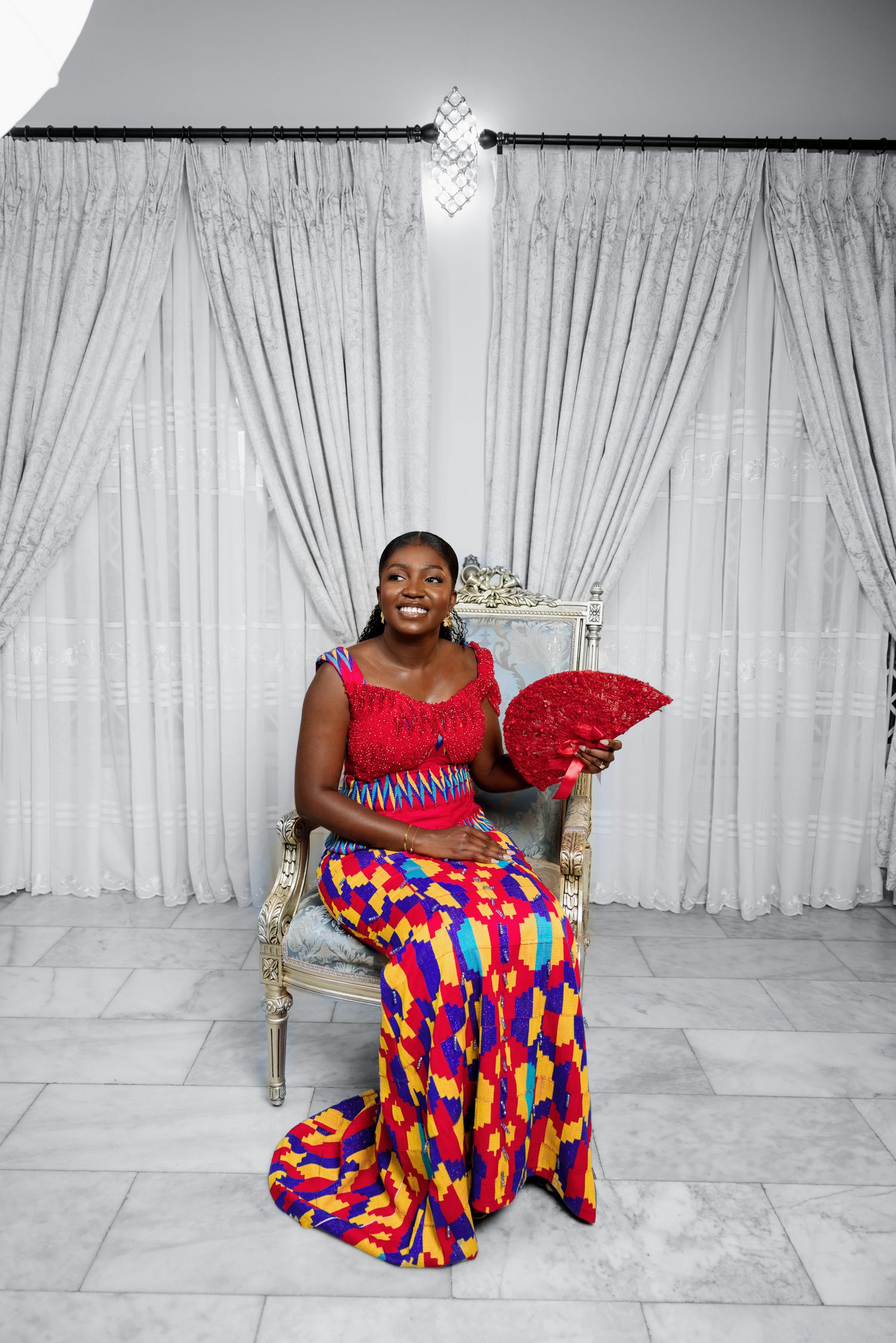 Traditional Ghanaian wedding ceremony photography