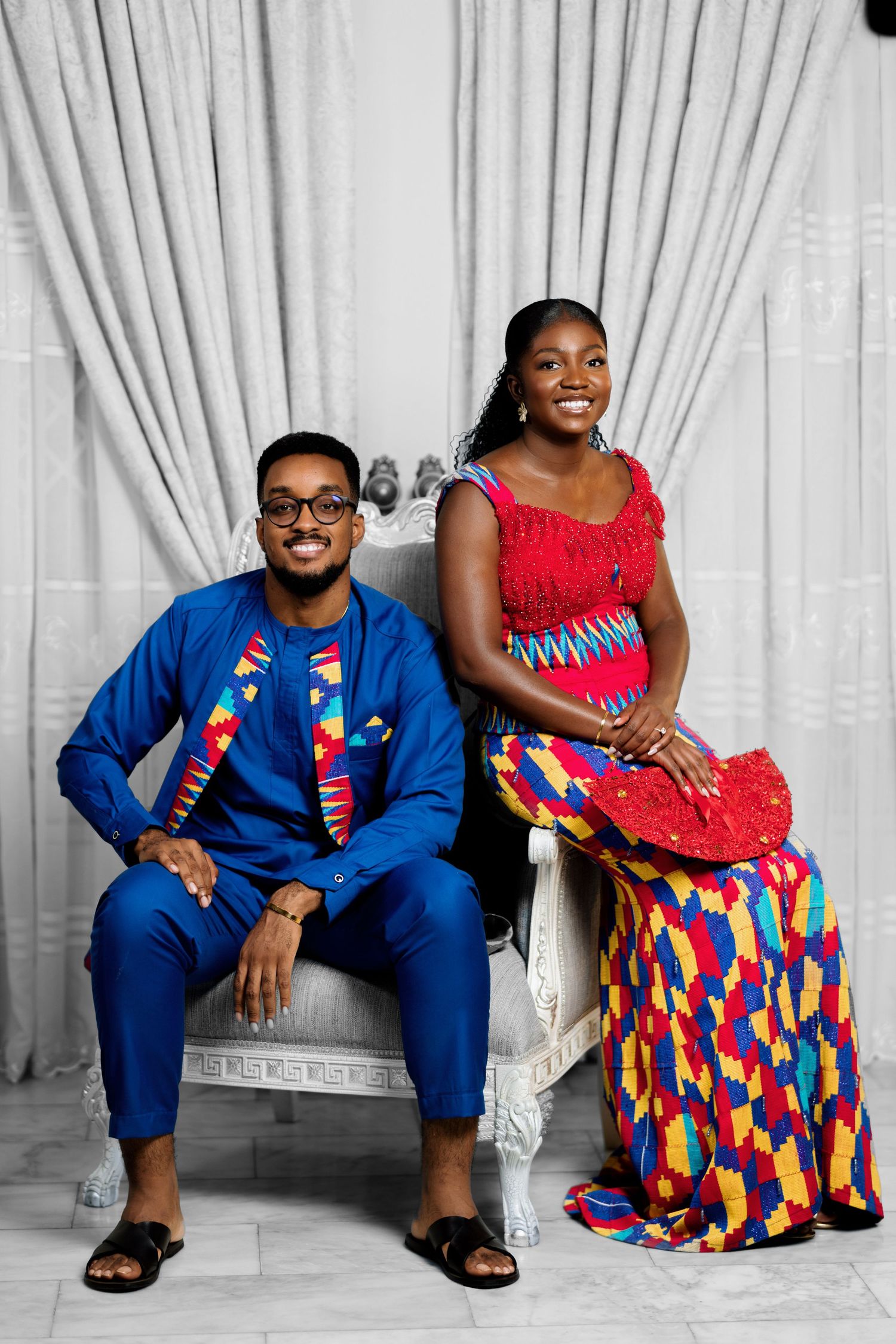Traditional Ghanaian wedding ceremony photography