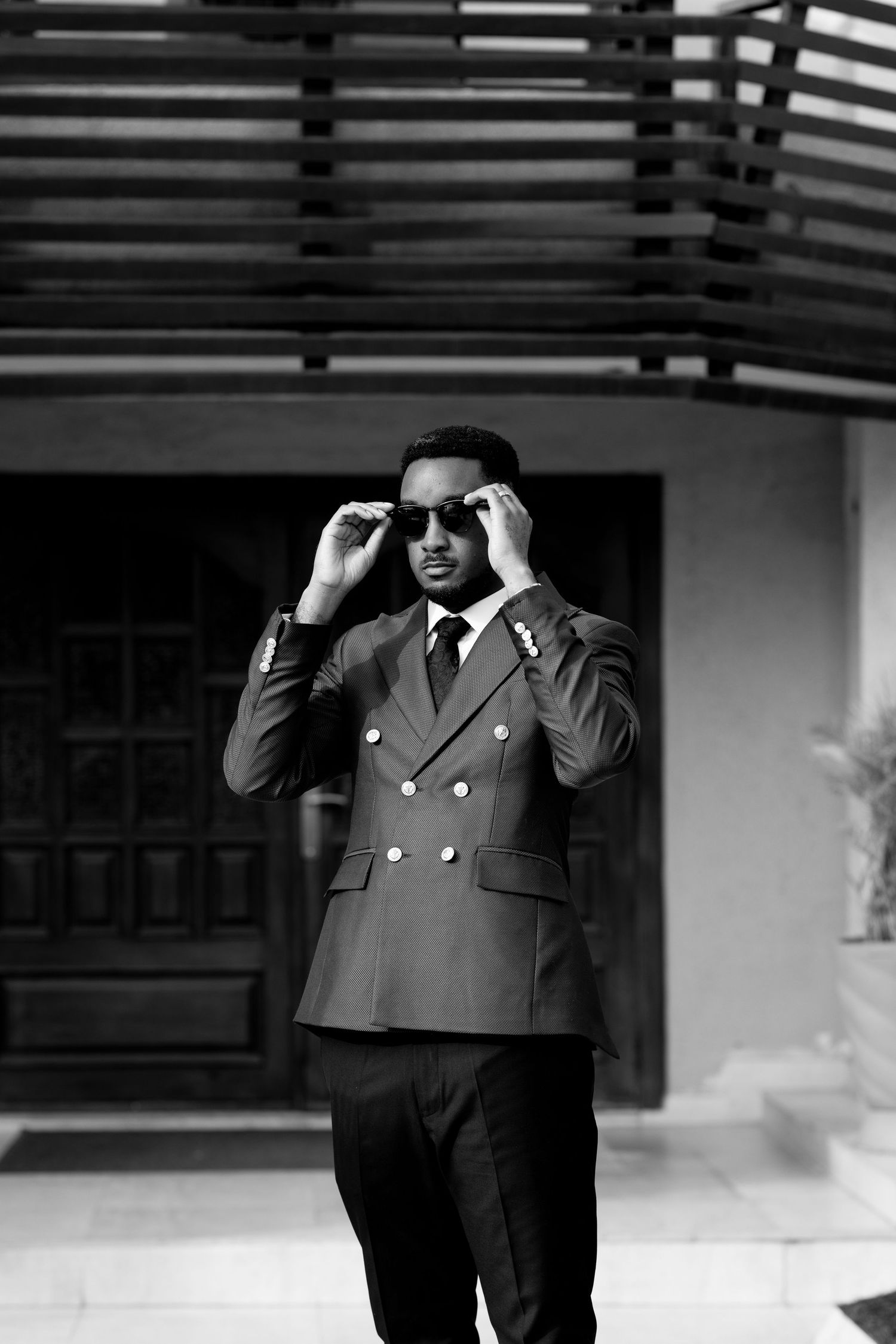 Beautiful groom portrait