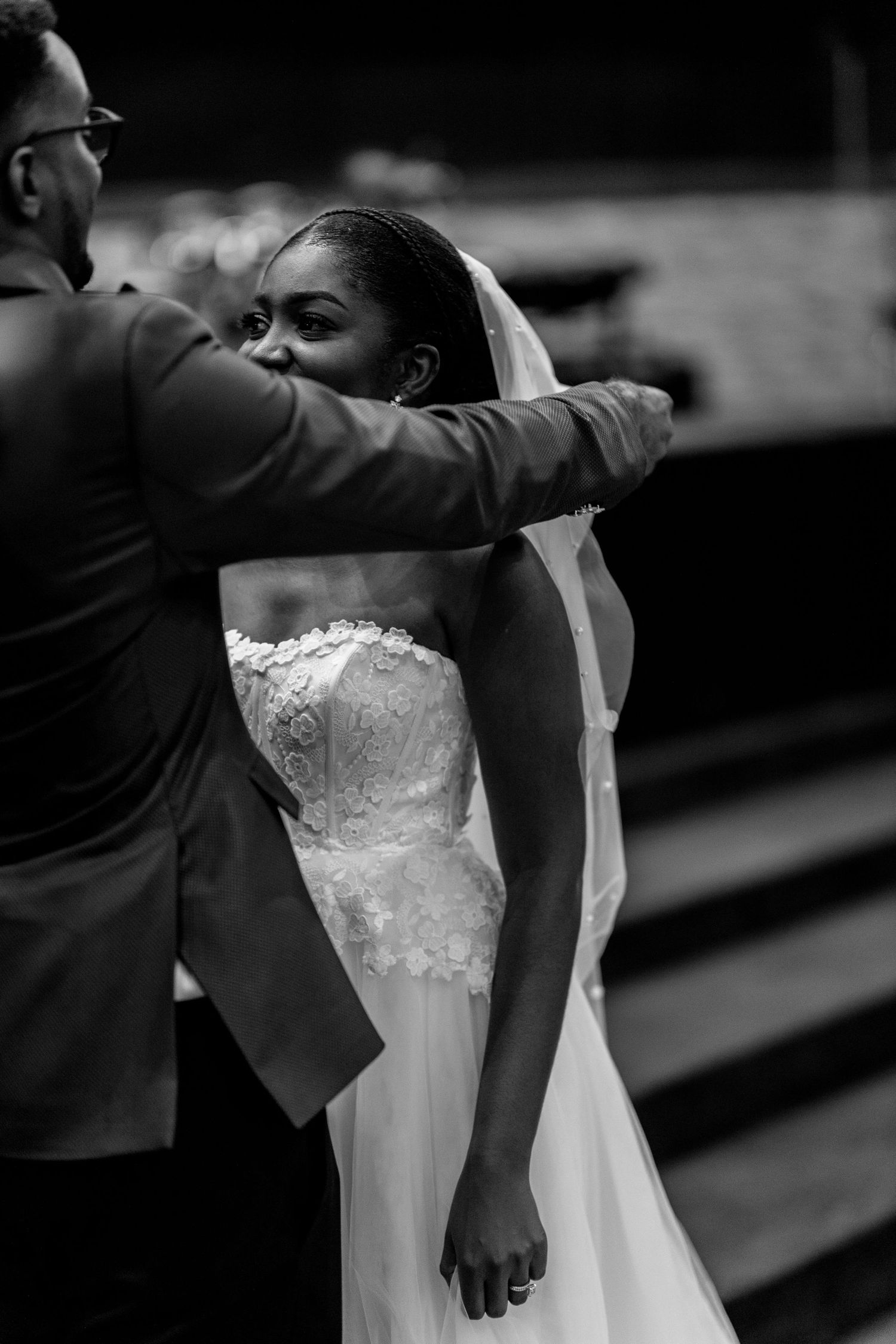 Candid moment of couple