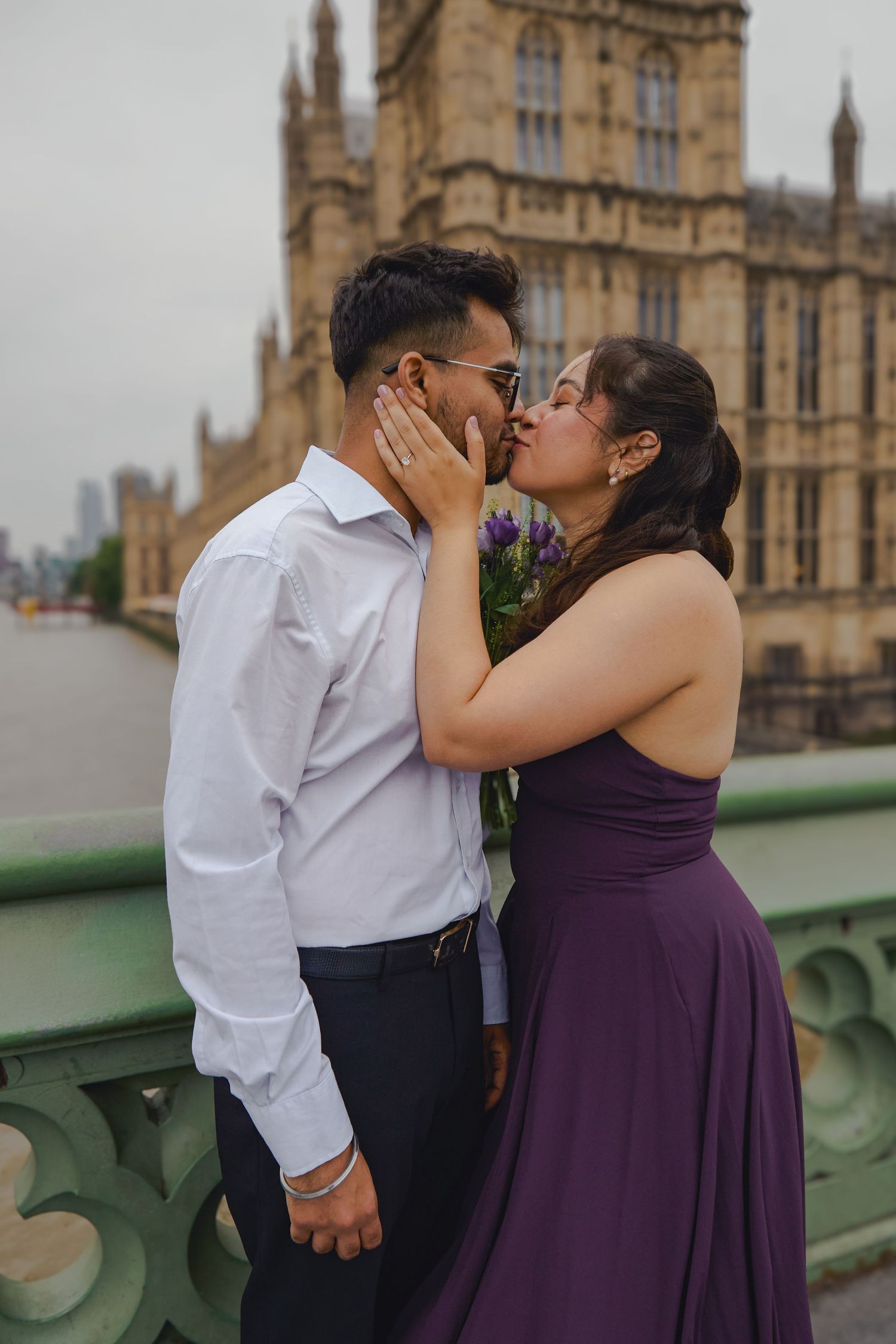 Engagement photoshoot at Big Ben, London