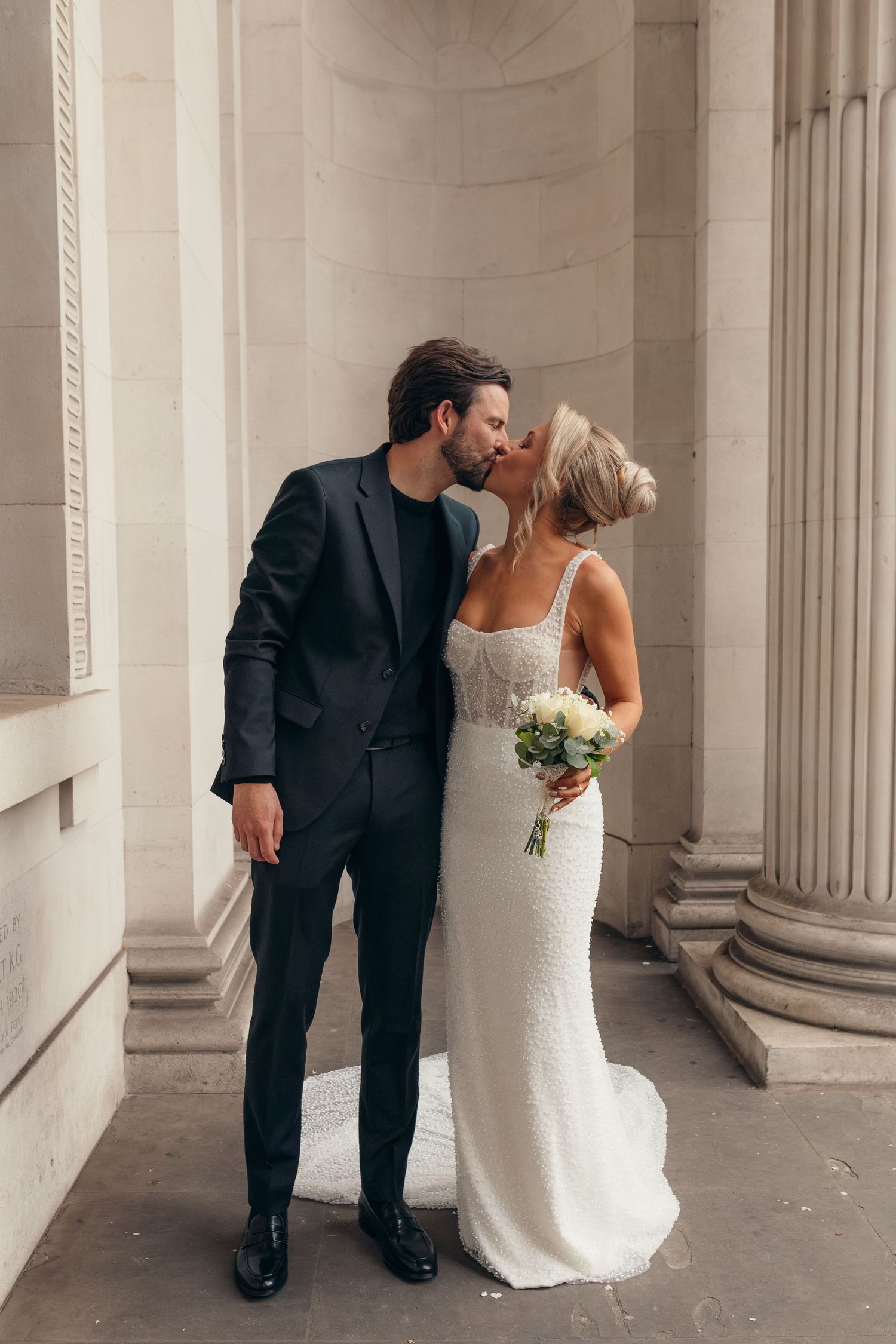Ellie & George’s Intimate Wedding at Old Marylebone Town Hall | Paddington Room Ceremony