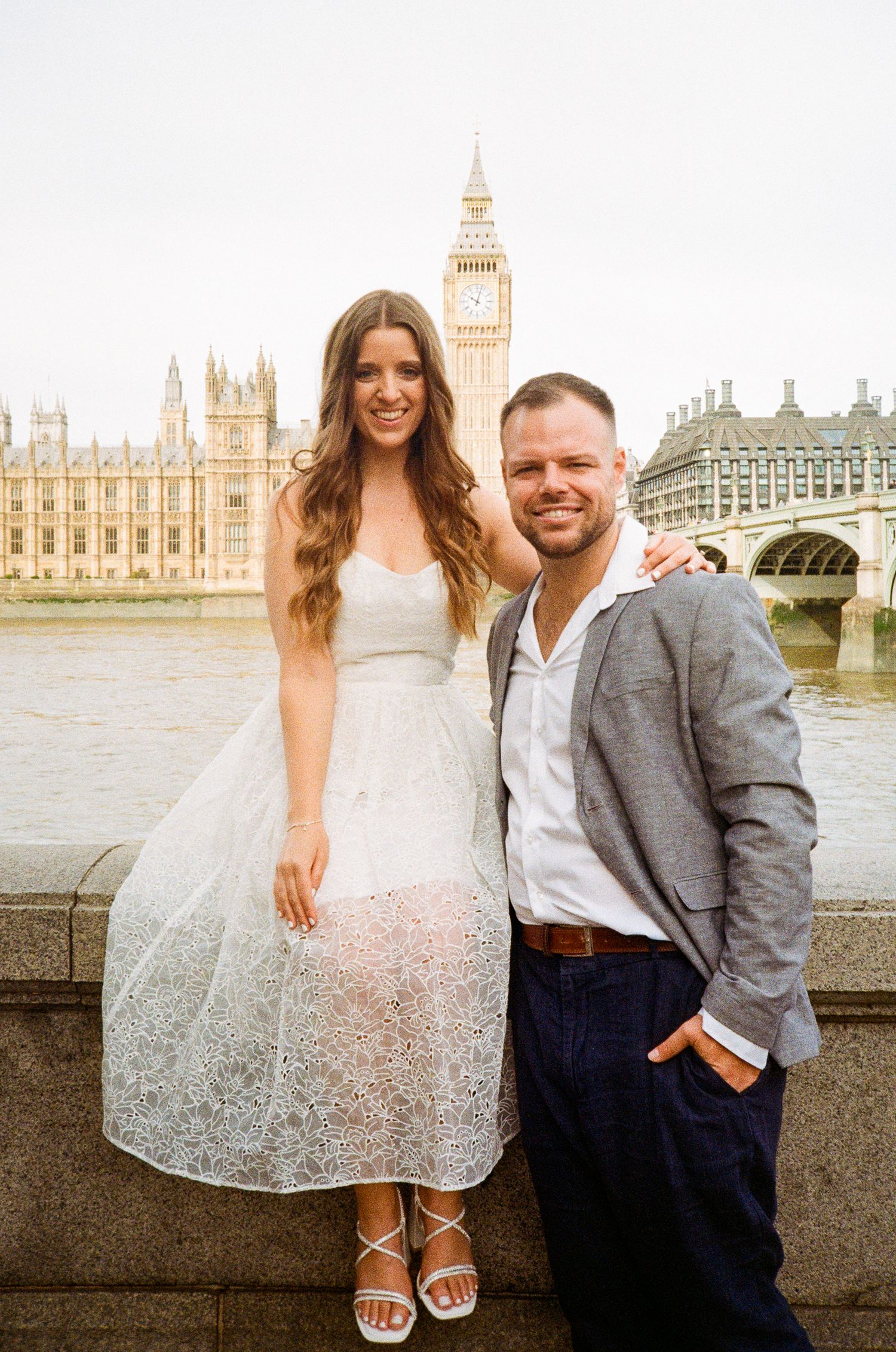 Engagement photoshoot at Big Ben, London