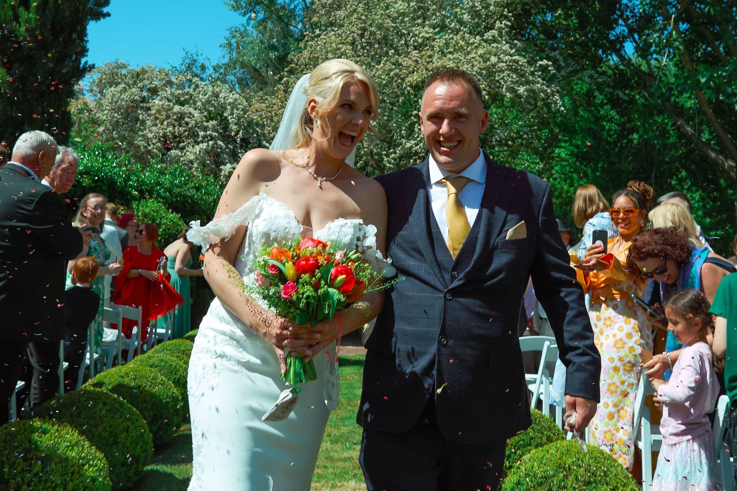 Wedding Ceremony at Marleybrook House, Canterbury