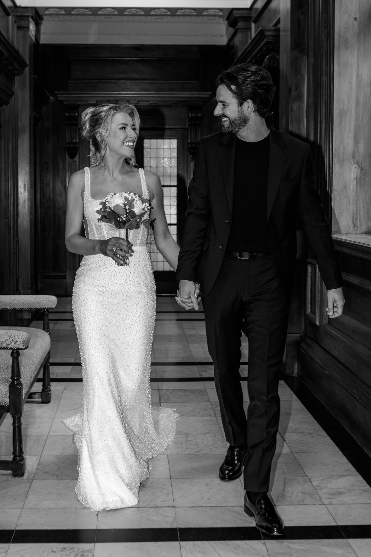 Ellie & George’s Intimate Wedding at Old Marylebone Town Hall | Paddington Room Ceremony