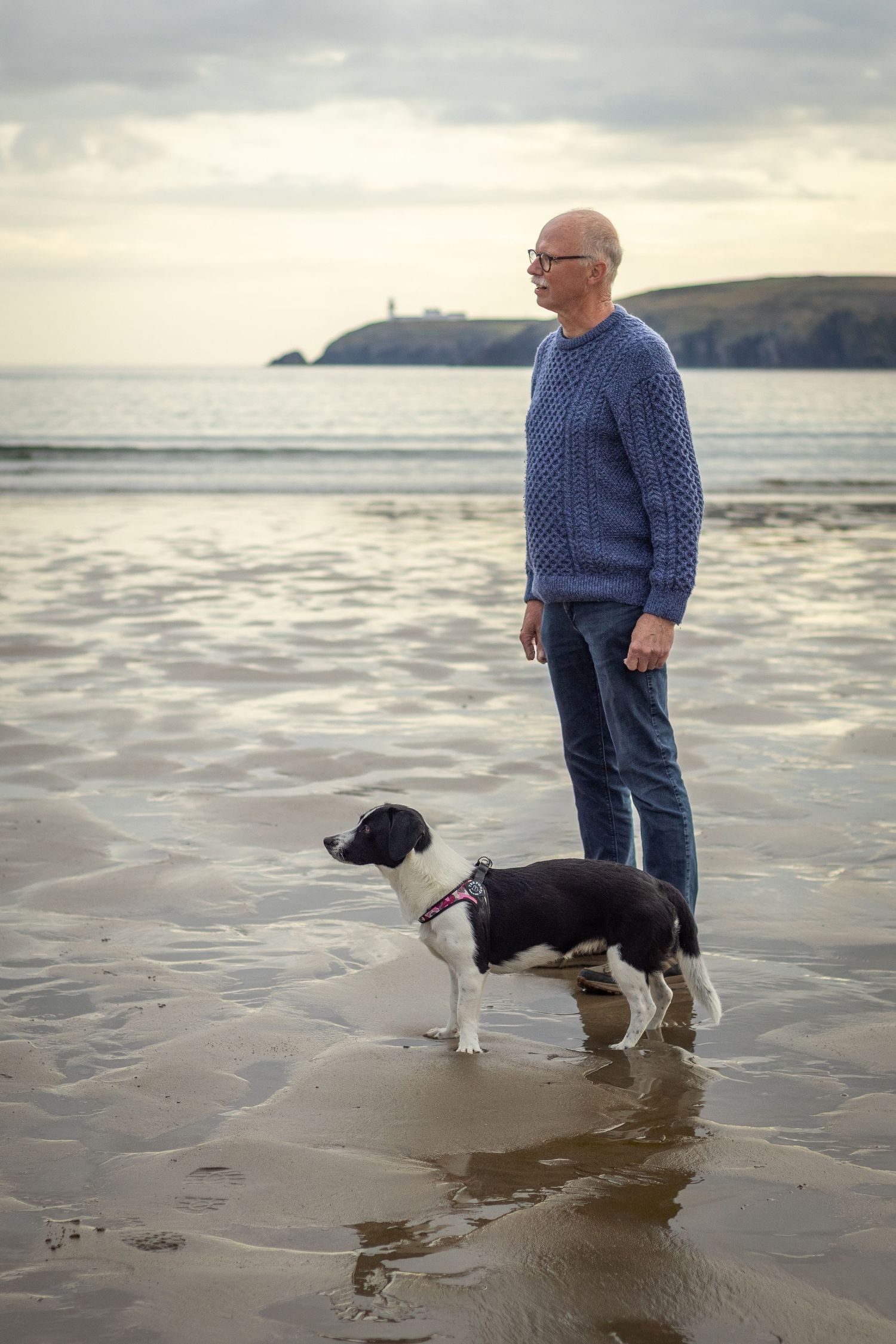 Holiday Photoshoot with Galley Head in the background