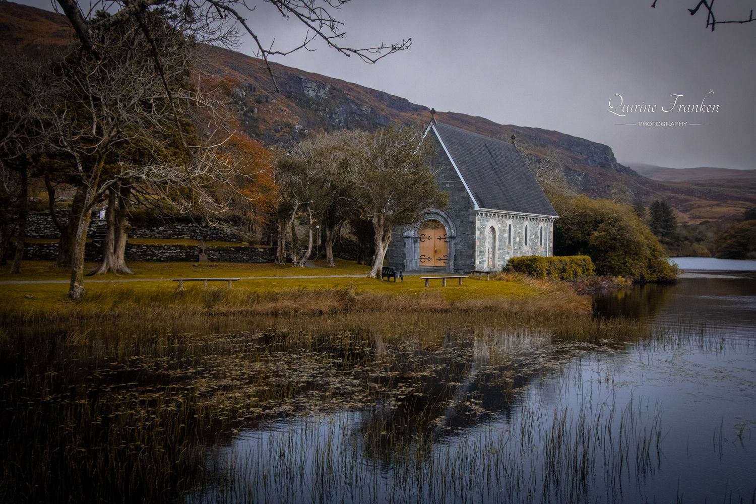 Gougane Barra monastery wall art