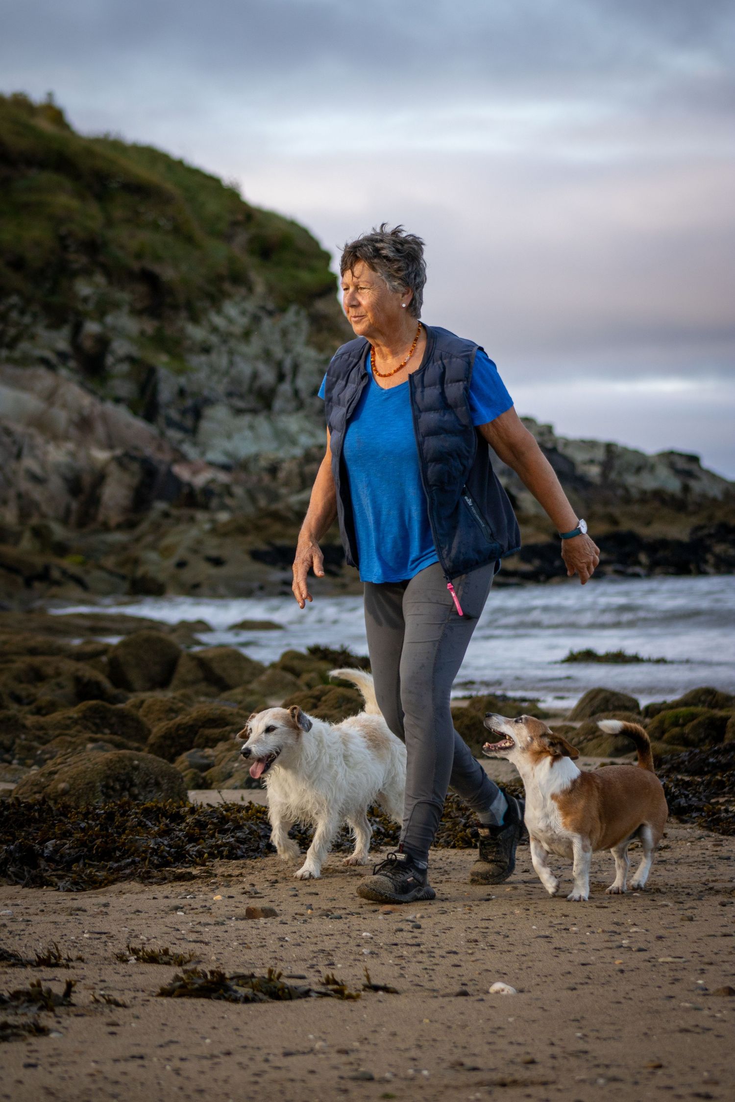 Walking At a beach photoshoot with your dog in County Cork