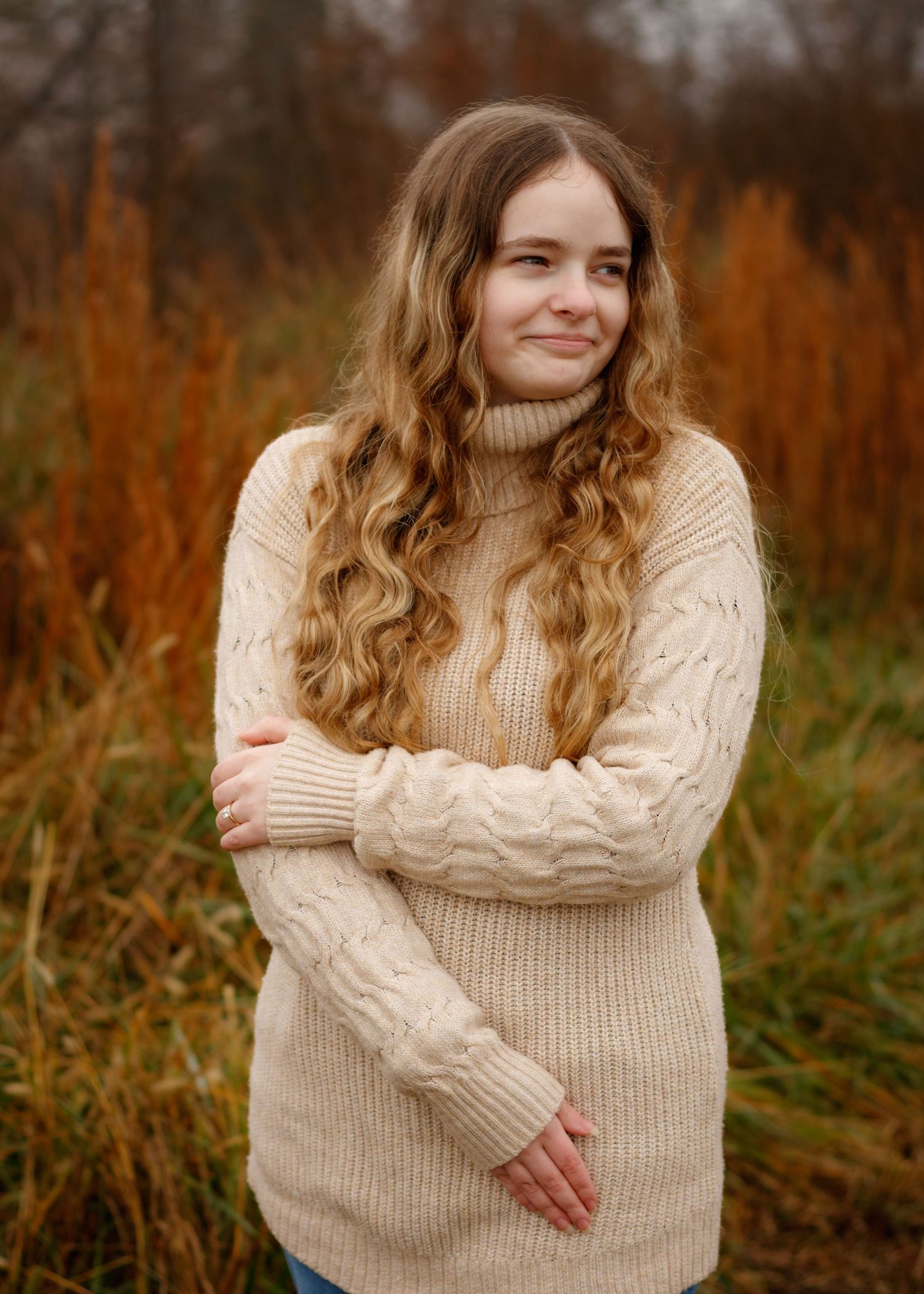 fall photo session, solo photo session, solo pose idea, close up portrait,
