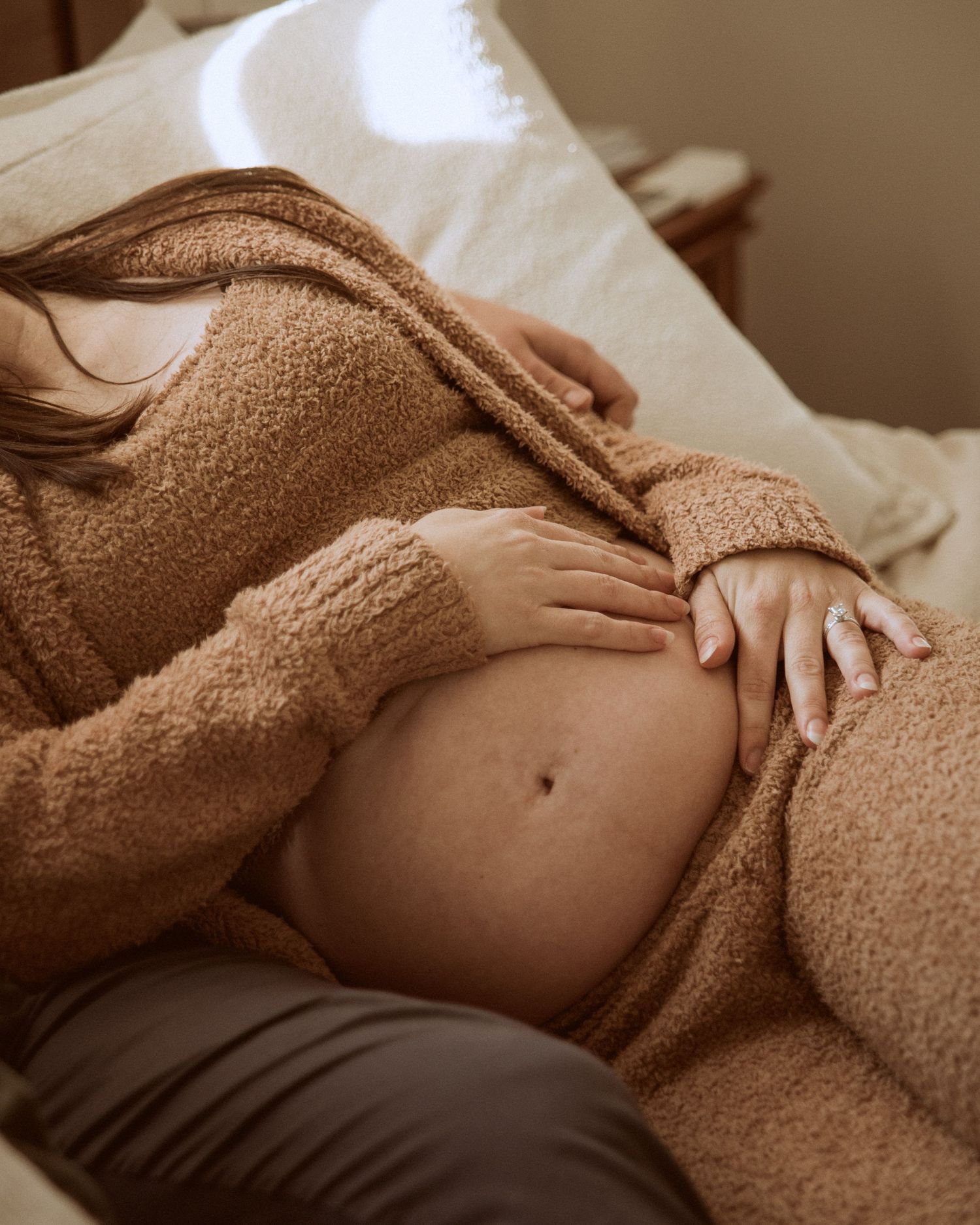 Maternity portrait in natural light