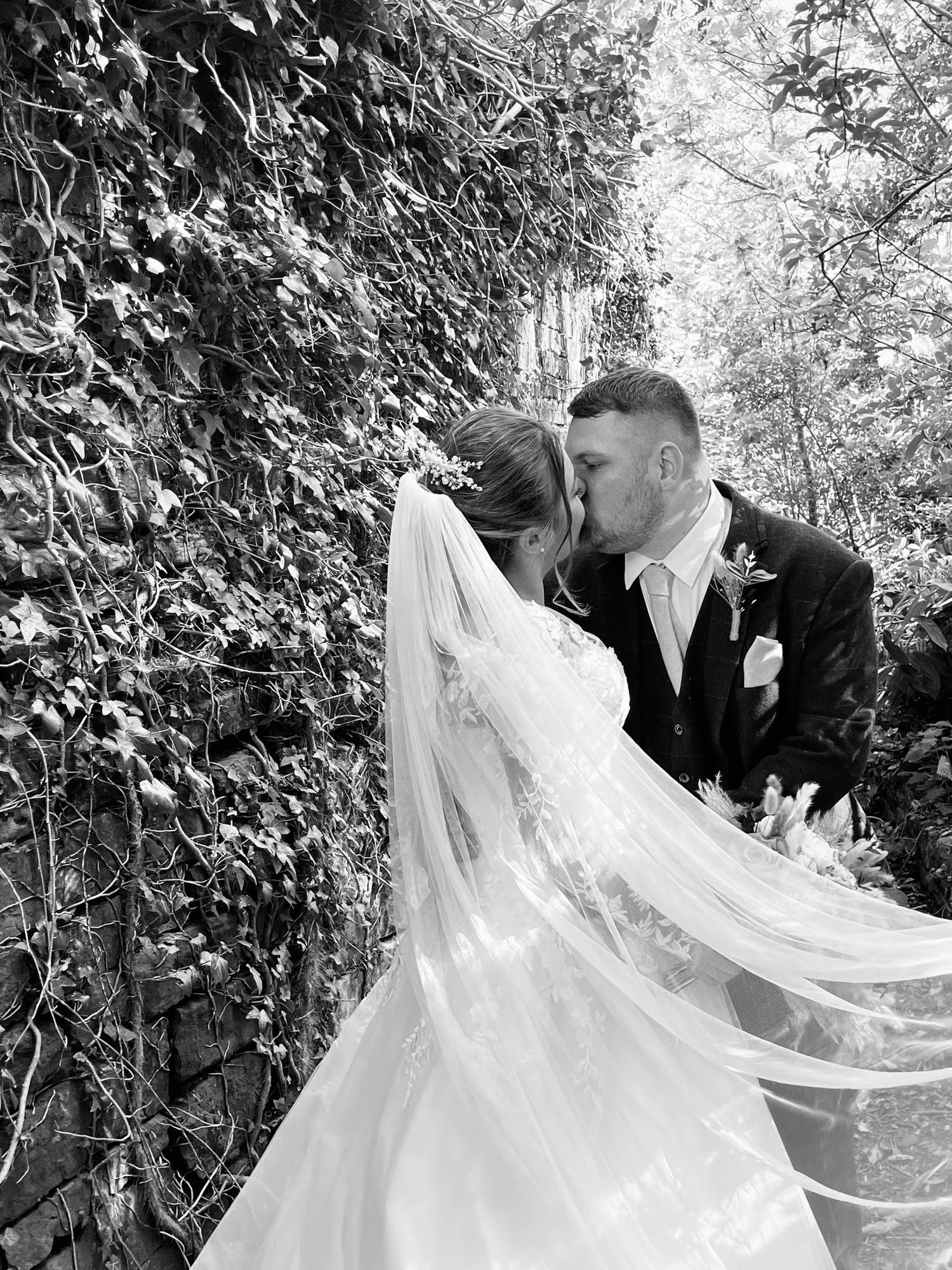 Candid wedding morning preparation content captured in Huddersfield natural style