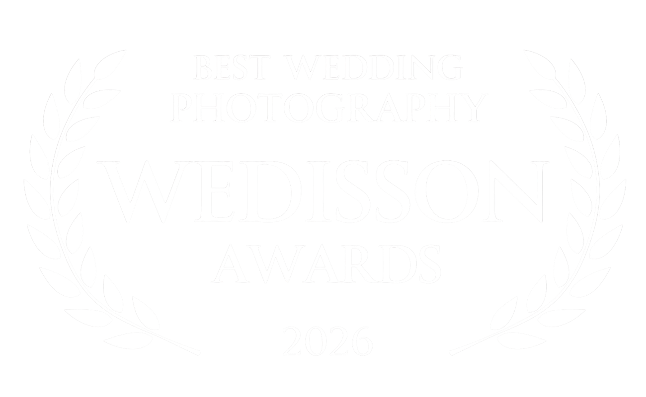 Best Website award laurel wreath badge in white on transparent background.
