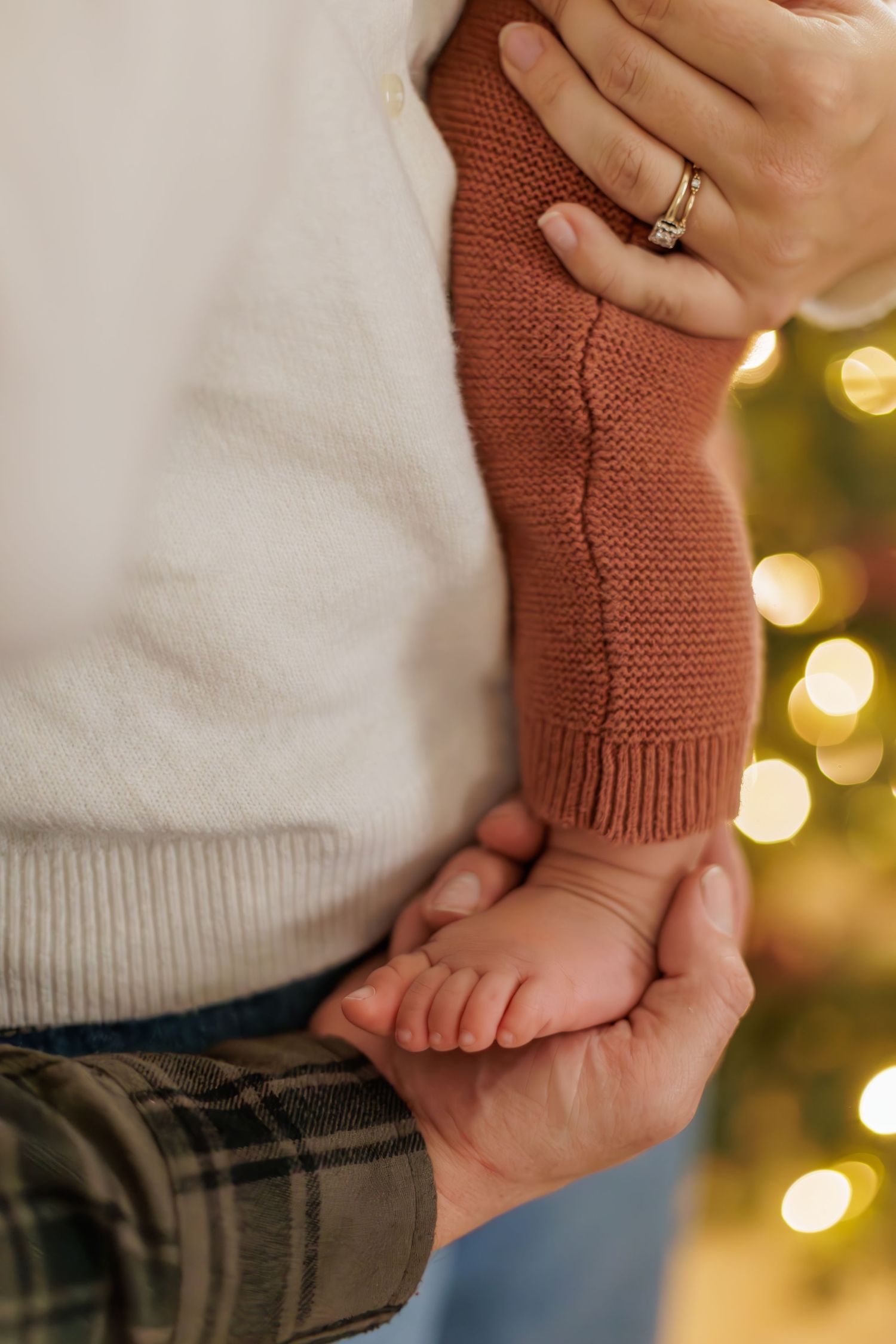 Family of three, Christmas lifestyle photography session, Williamsport pennsylvania
