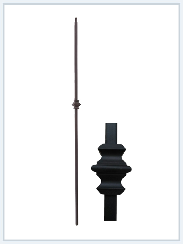 One Collar Metal Staircase Railing Picket