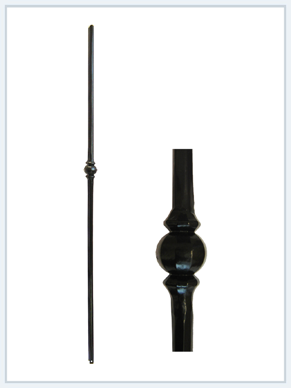One Diamond Metal Staircase Railing Pickets