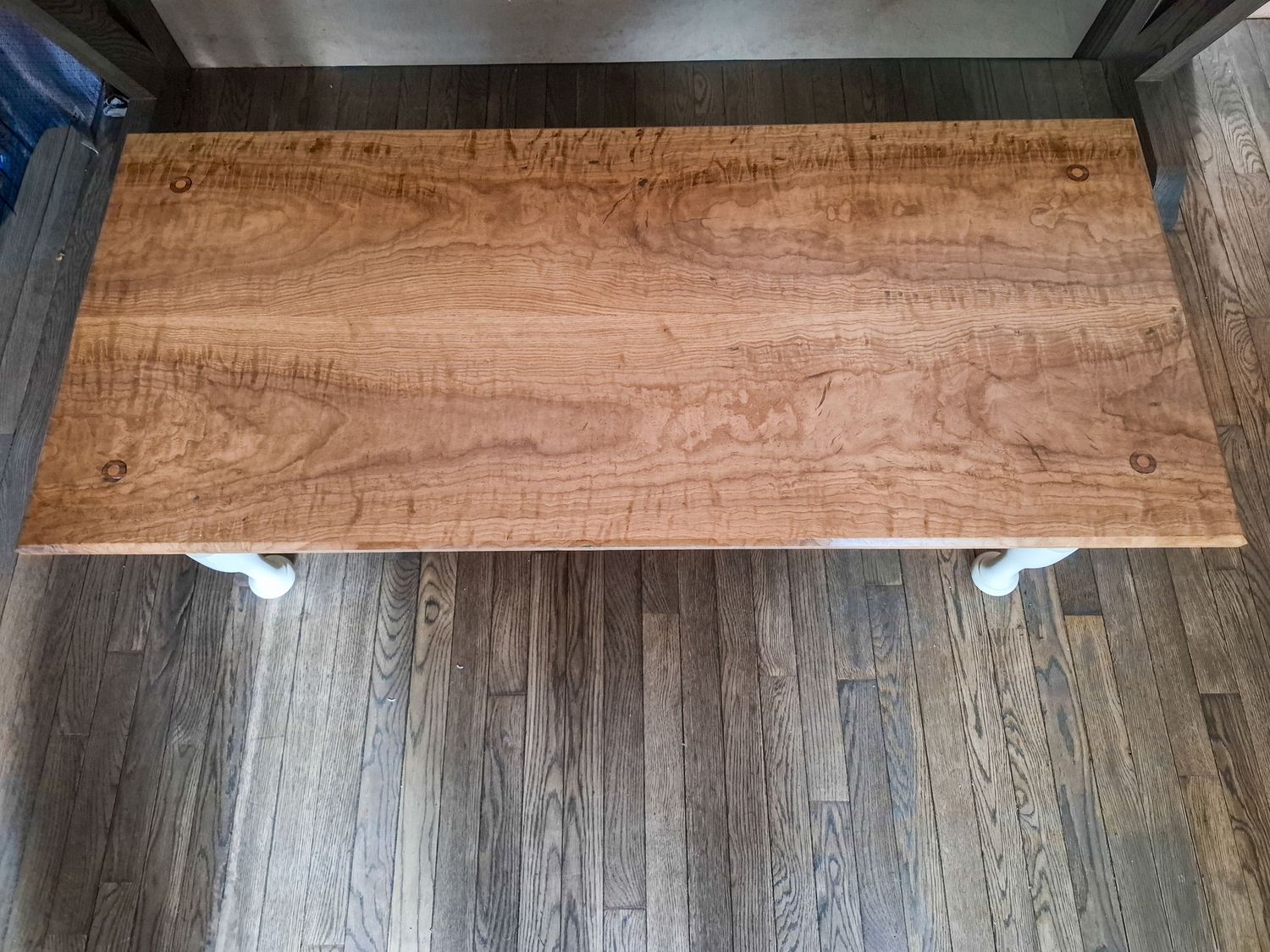 White oak coffee table