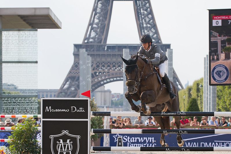 Harrie Smolders met Don VHP Z - Global Champions Tour Parijs 2018