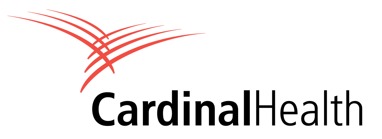 Cardinal Health corporate logo in red and black showing healthcare company branding.