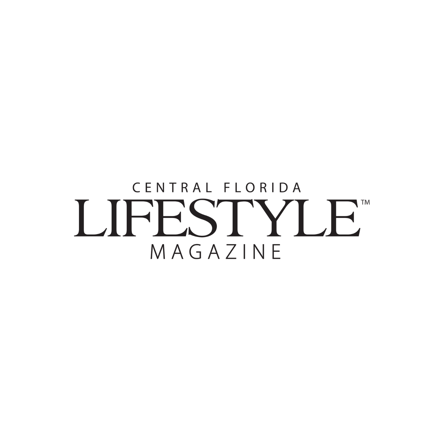 Central Florida Lifestyle Magazine logo in elegant black serif typography on white background.