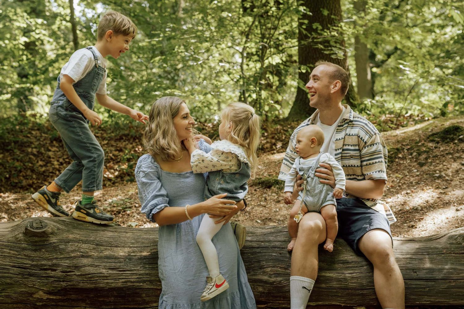 A family portrait taken in Marlow Common in 2026.