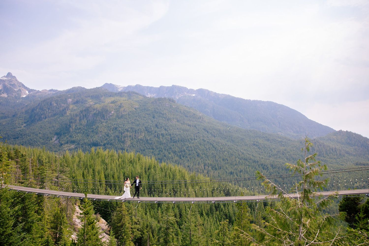 Mountain landscape view in British Columbia.
