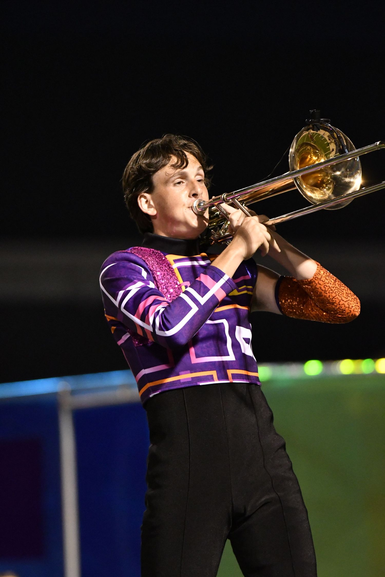 Franklin Indiana based photographer helping to capture High School Band performances.