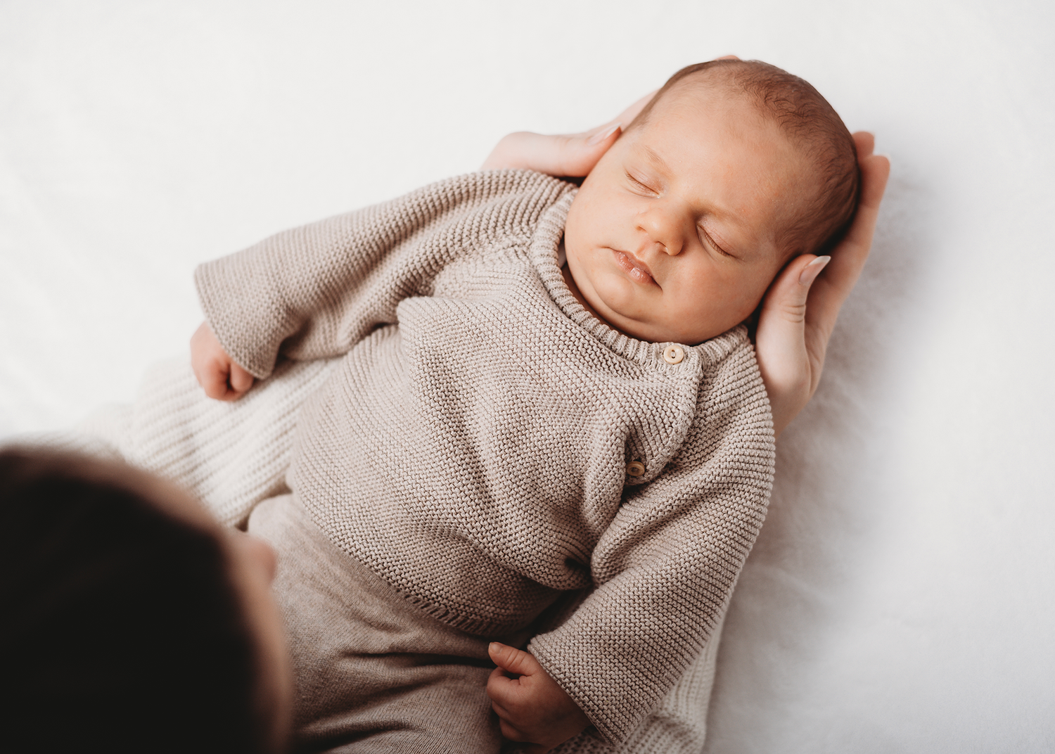Studio newborn photography near Holbeach and Wisbech