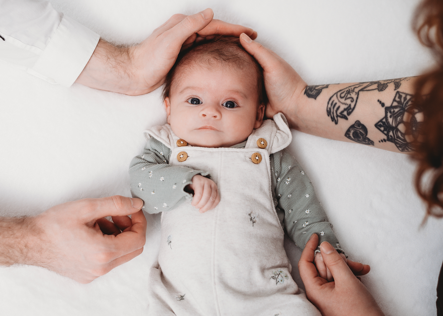Lifestyle newborn photography session near Bourne and Crowland