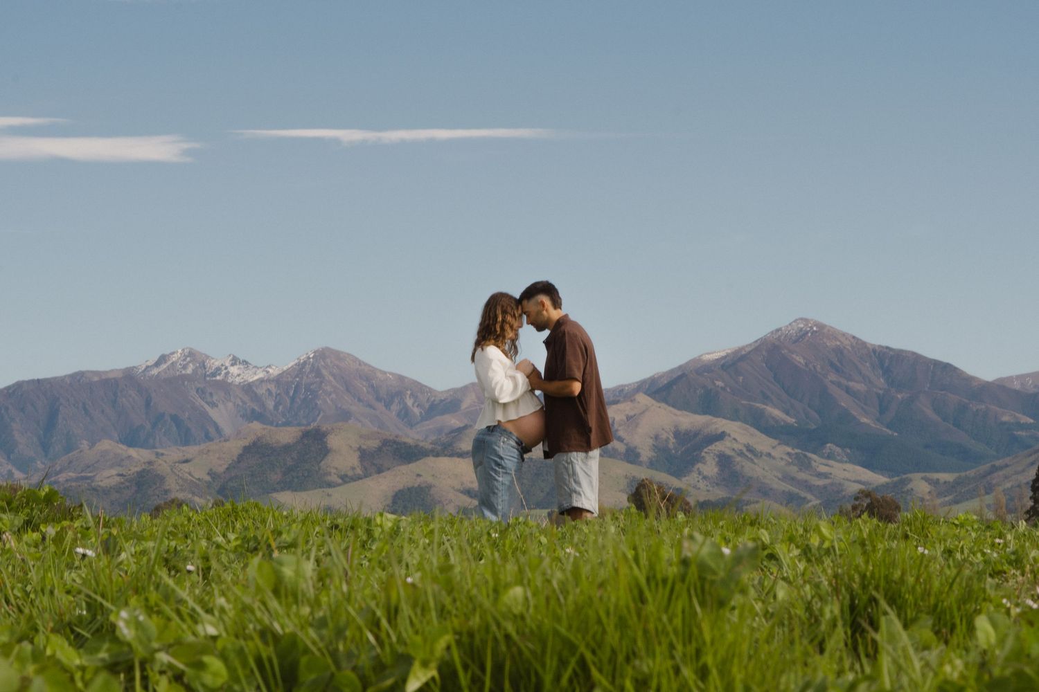 maternity session, clover field