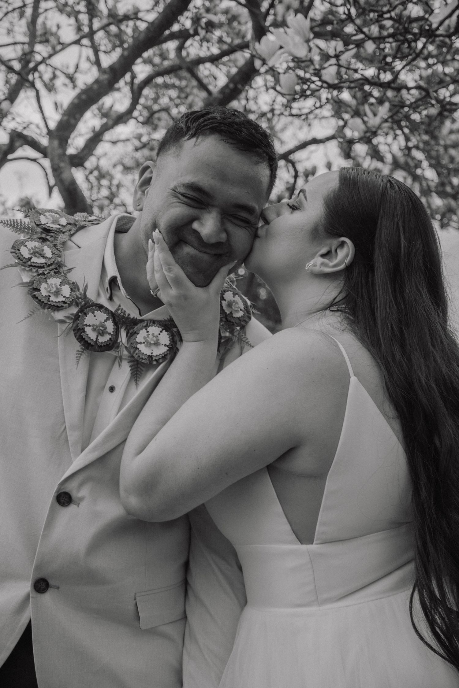 bride and groom at elopement