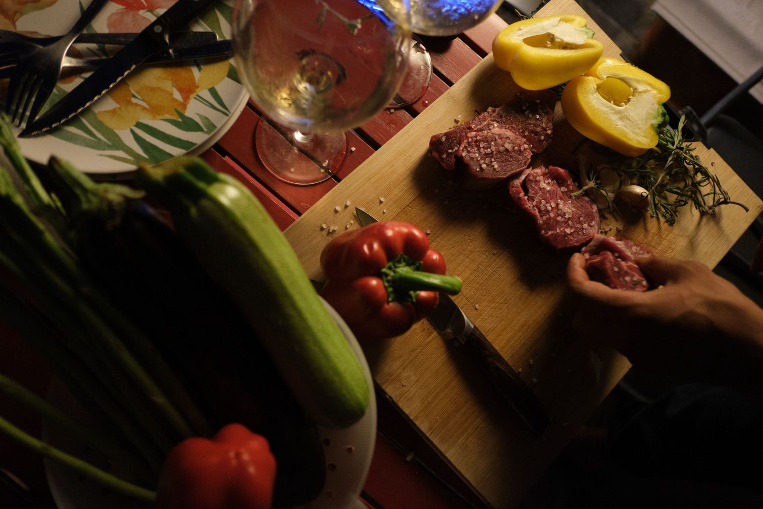 Cooking for BBQ.