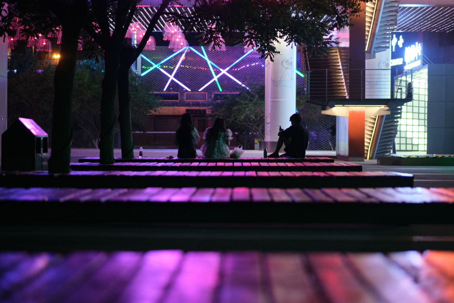 Beijing at night.
