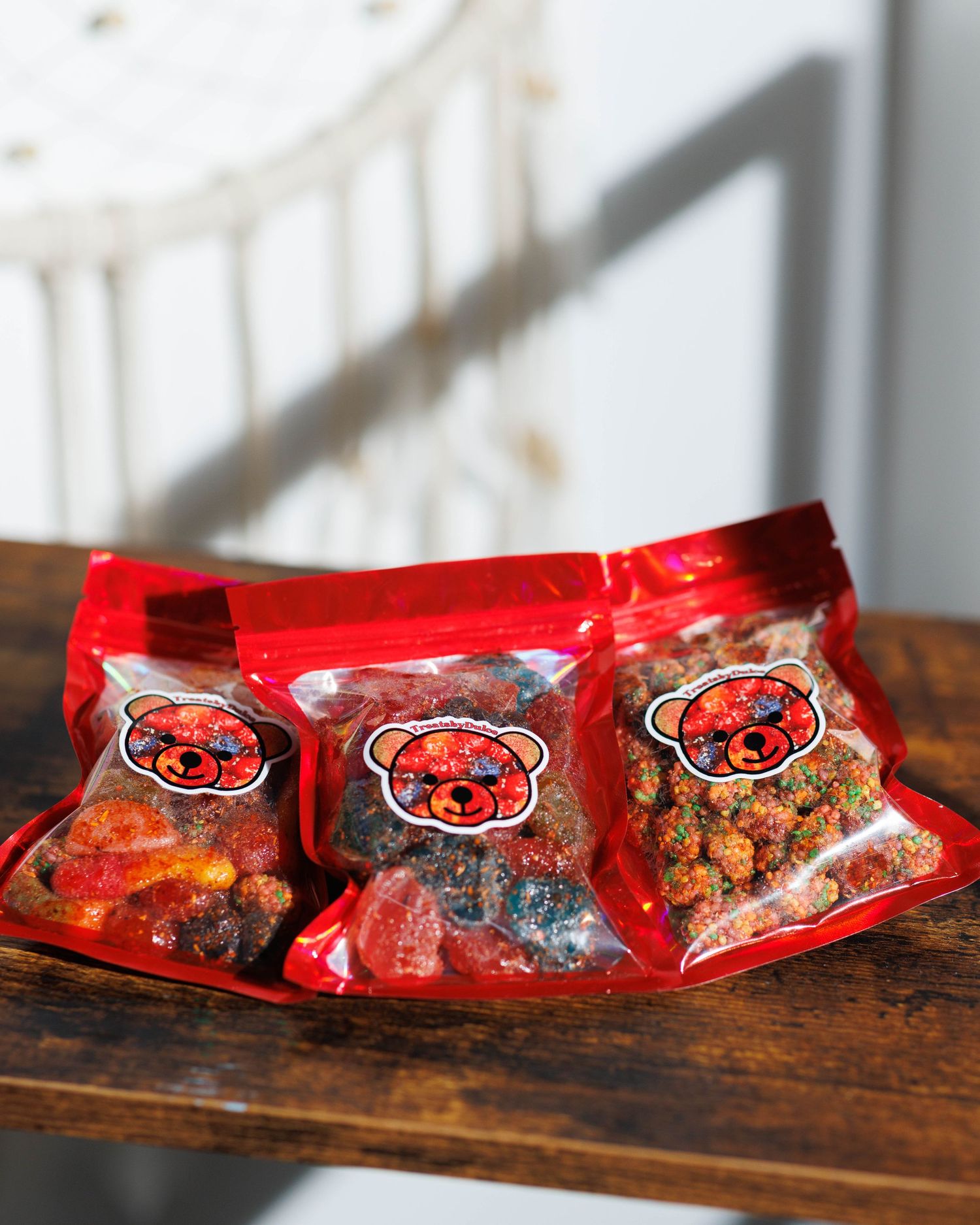 Bright and vibrant product shot of Treats By Dulce candy