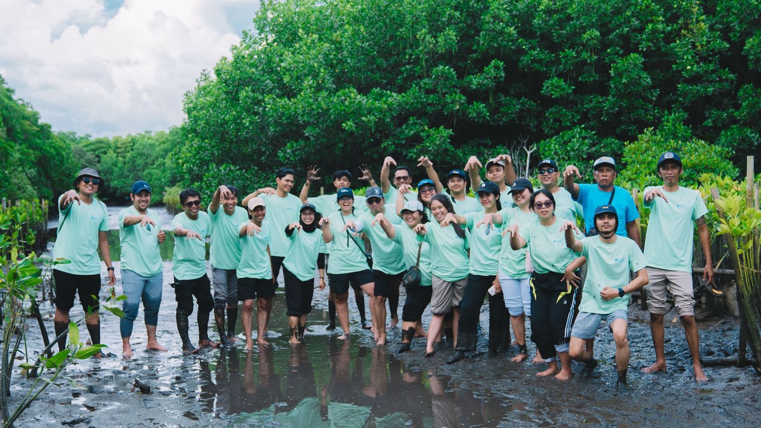 CSR planting mangrove