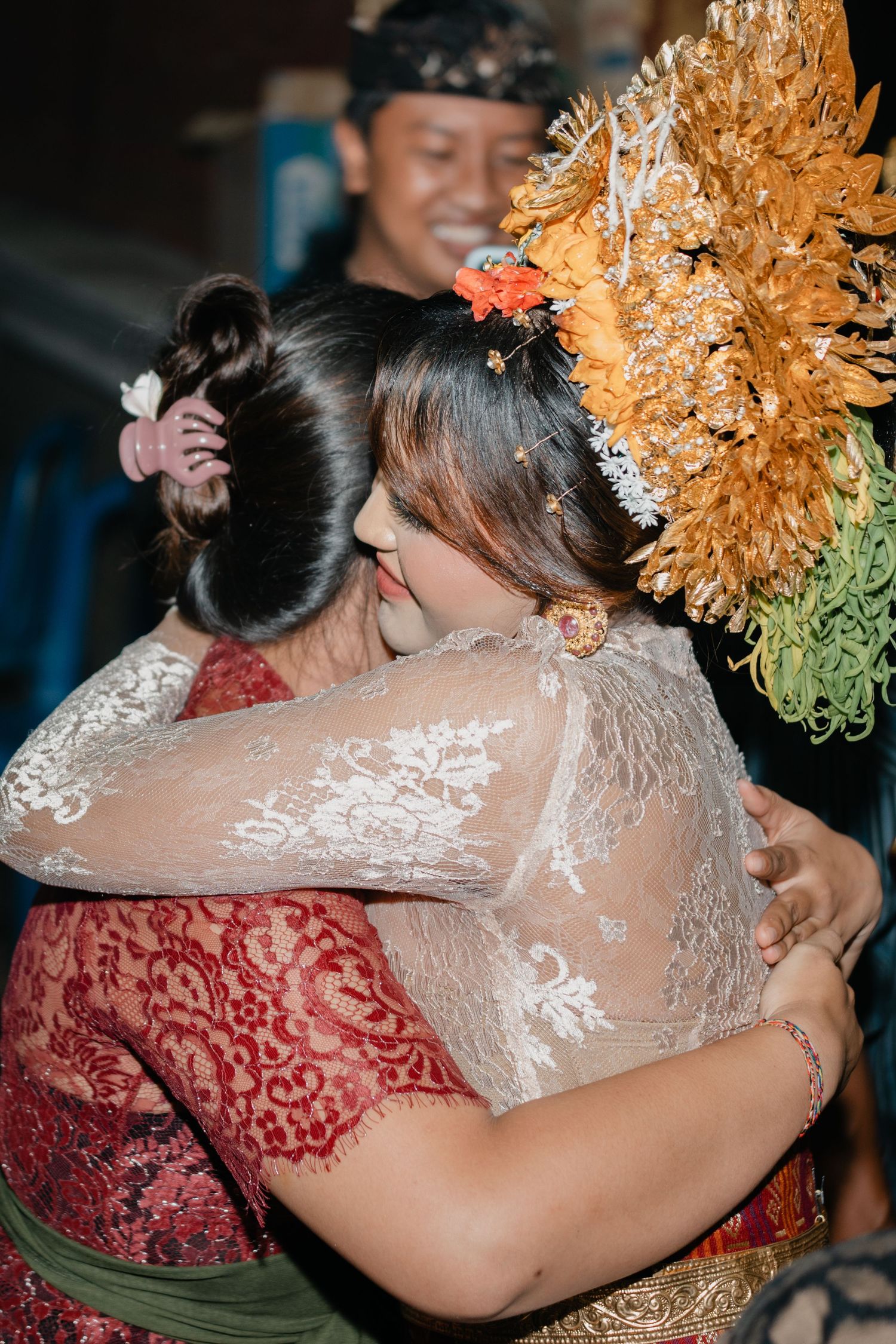 wedding hug