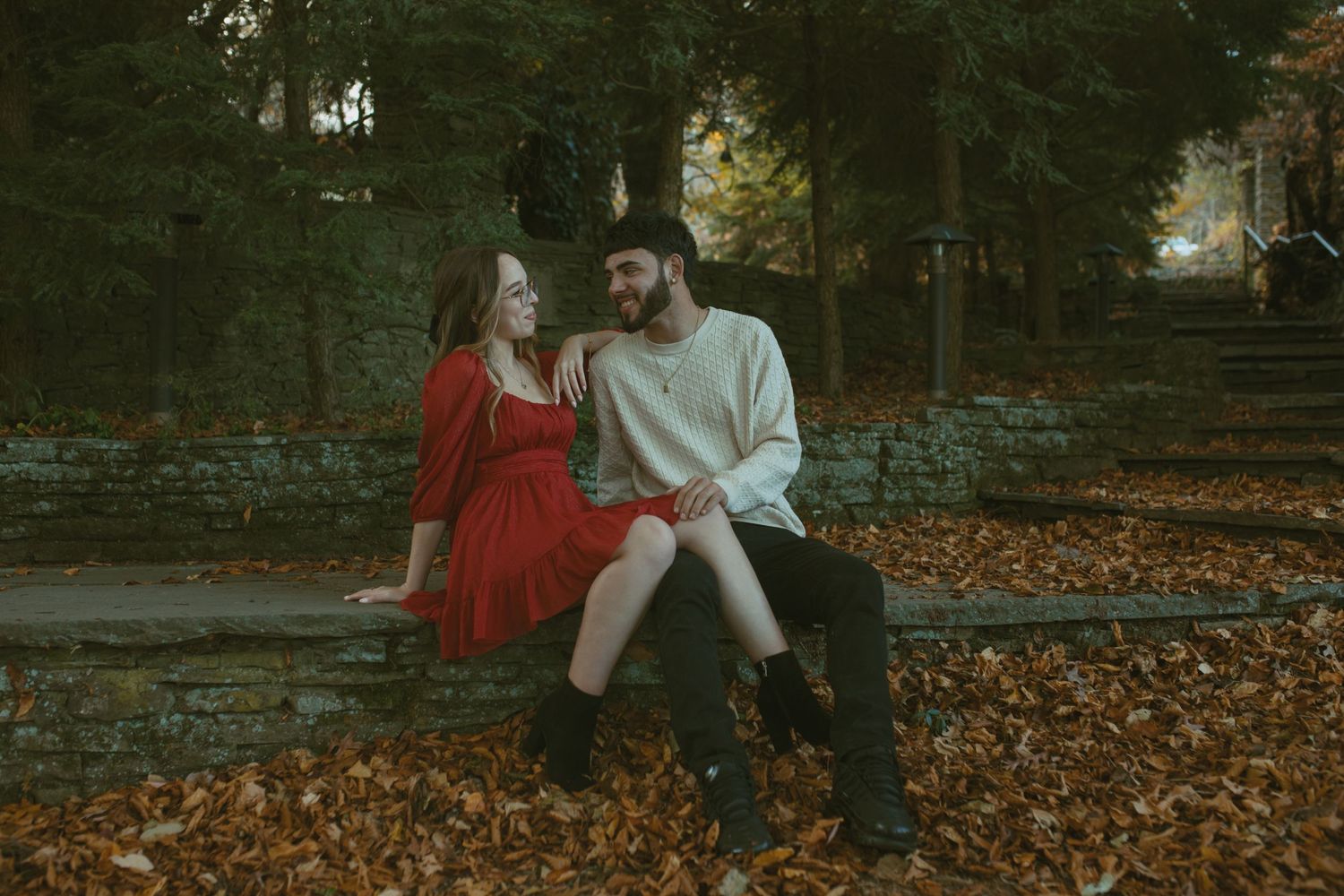 Candid couples photos in Milford, Pennsylvania.