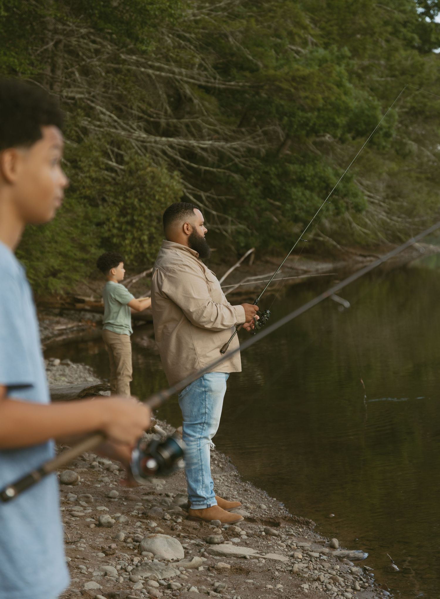 Family fishing photos in Sullivan County New York, Catskills