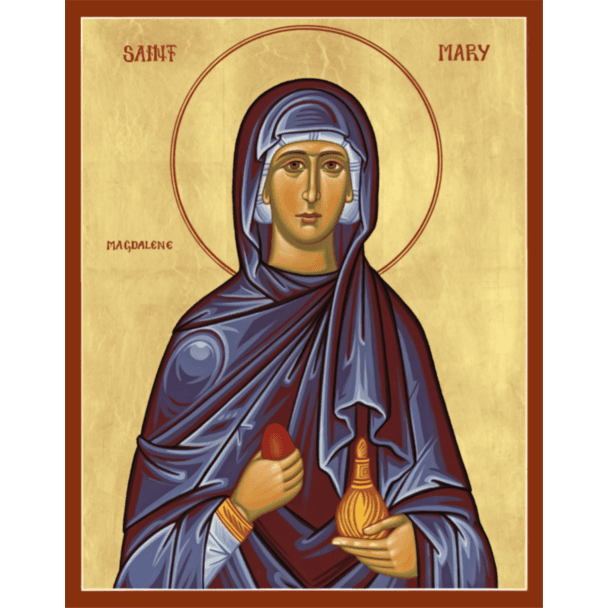 Icon of Saint Mary Magdalene, patron saint of Magdalene Photo Co., Eastern Orthodox sacramental photographer.