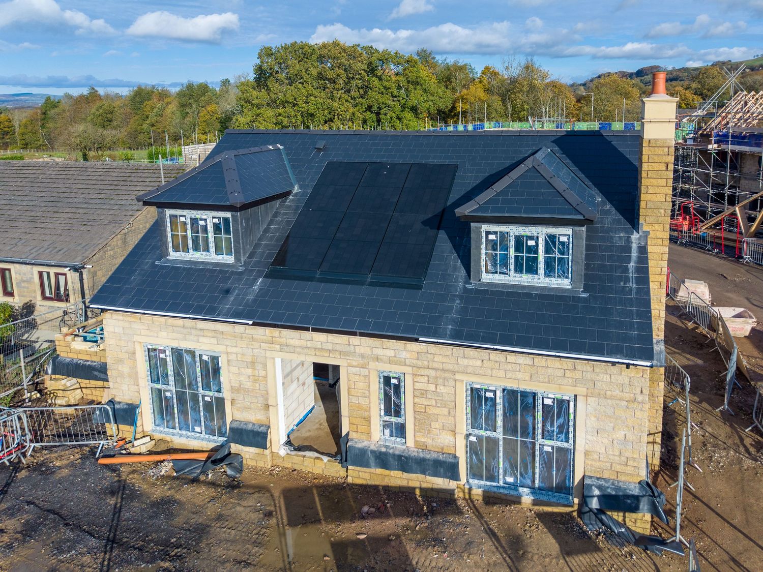 Langho Site Photography Alderley Homes